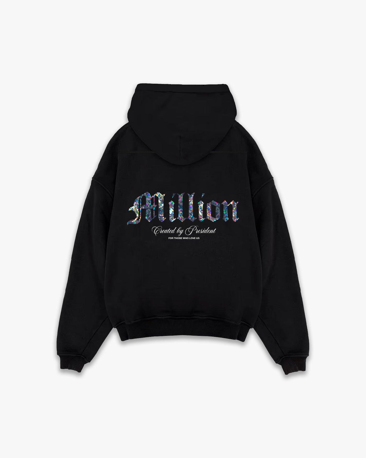 Sudadera Crystal President Negra