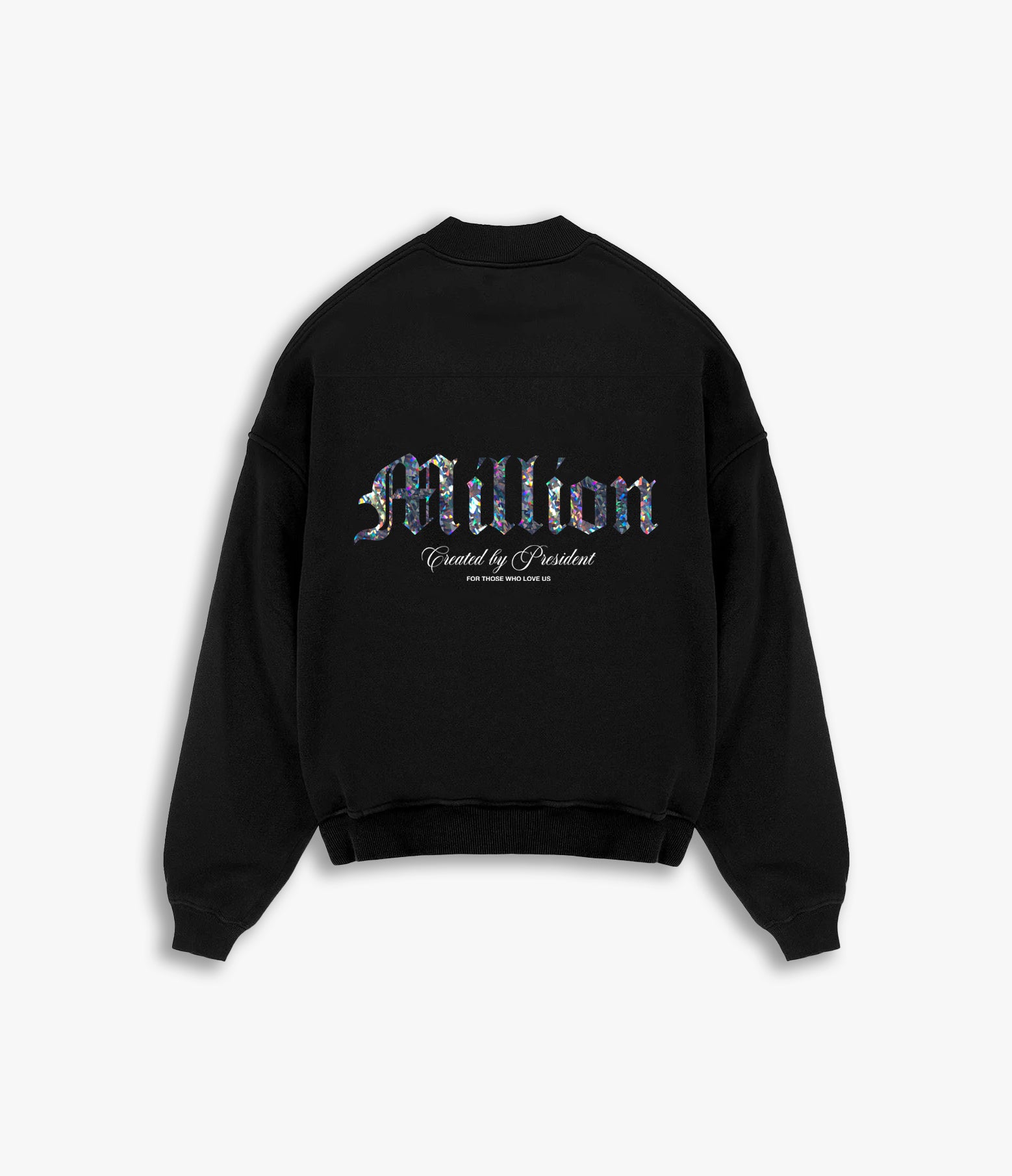 Sudadera Crystal President Negra