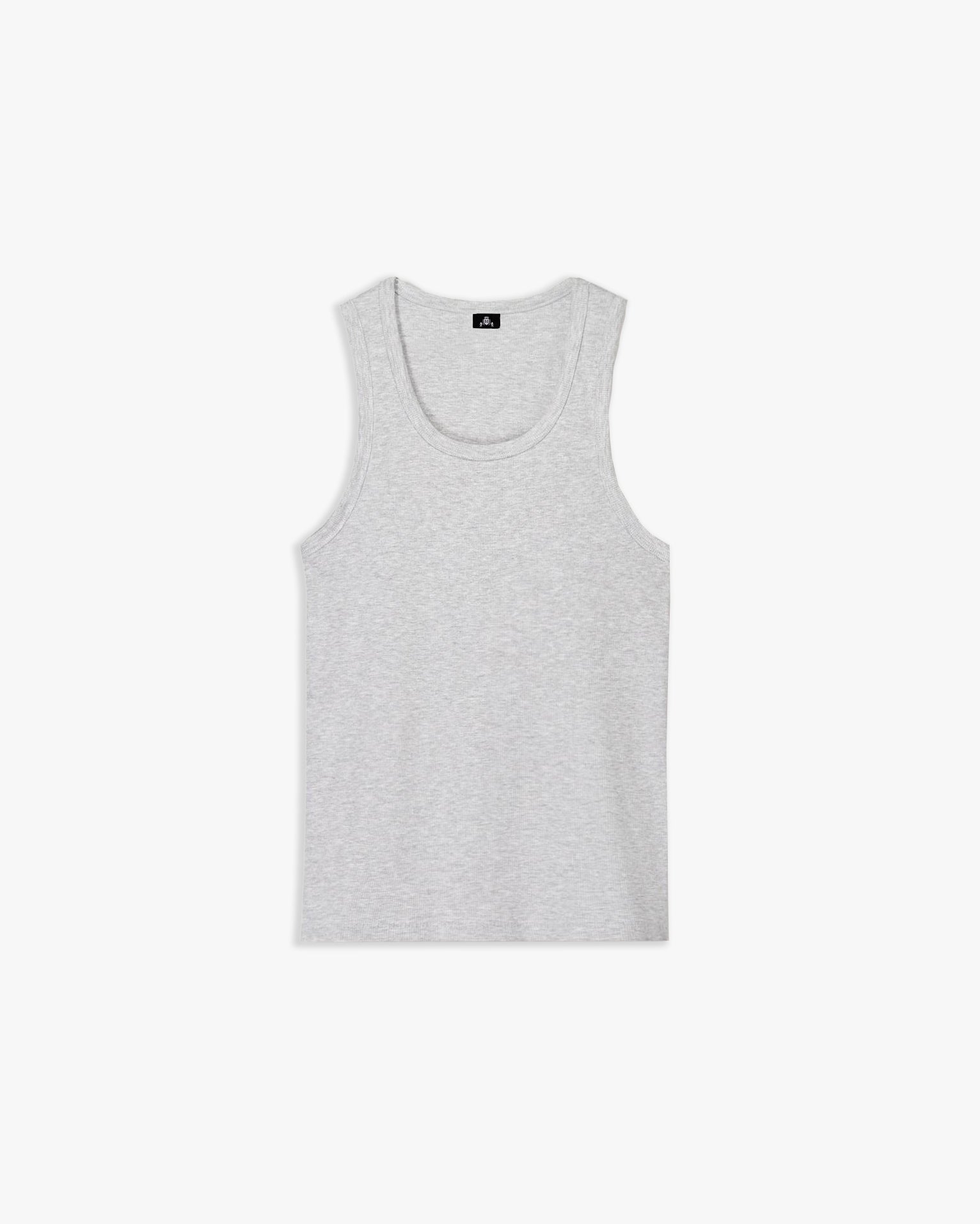 Camiseta de canalé Gris