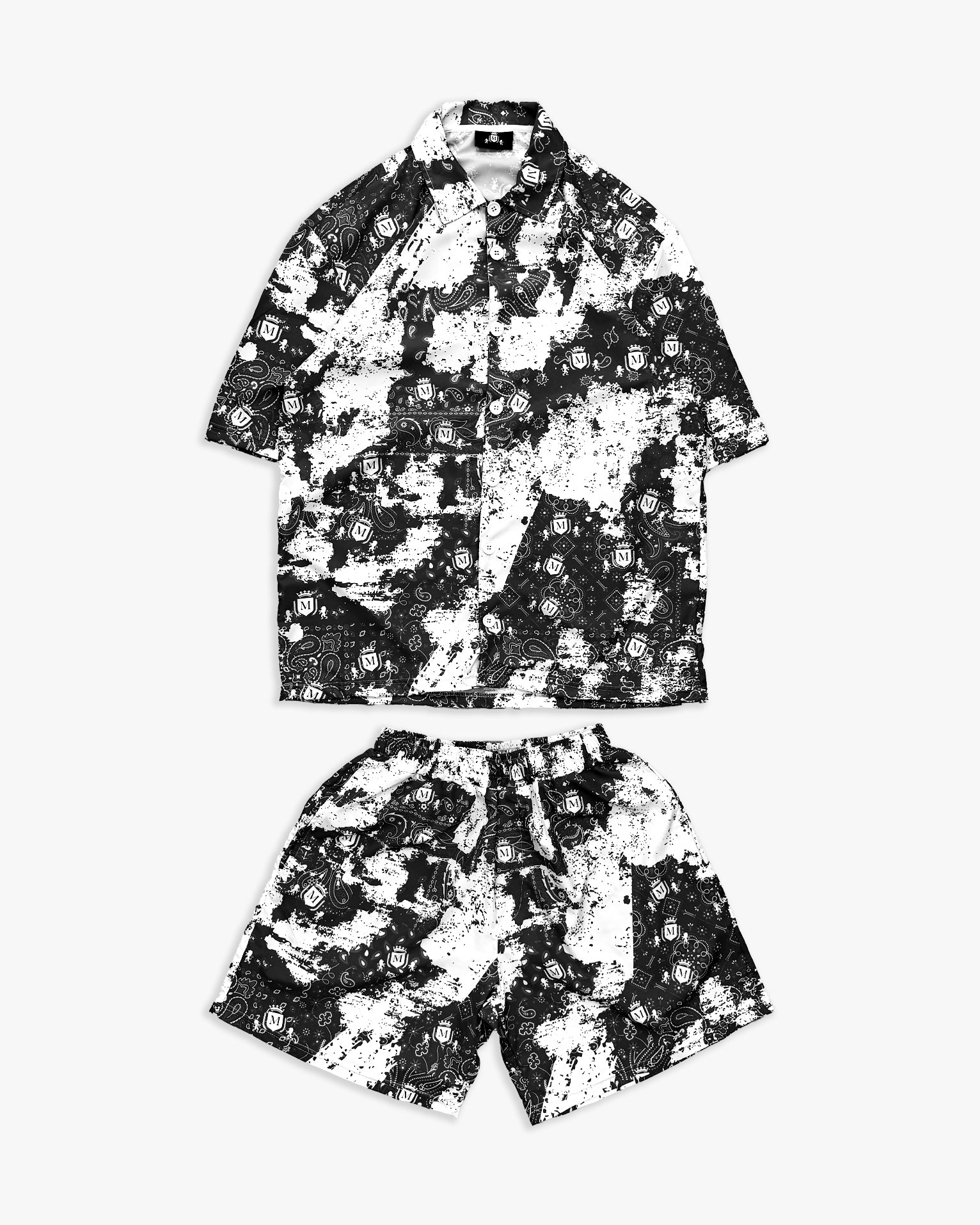 Conjunto Paisley Negro