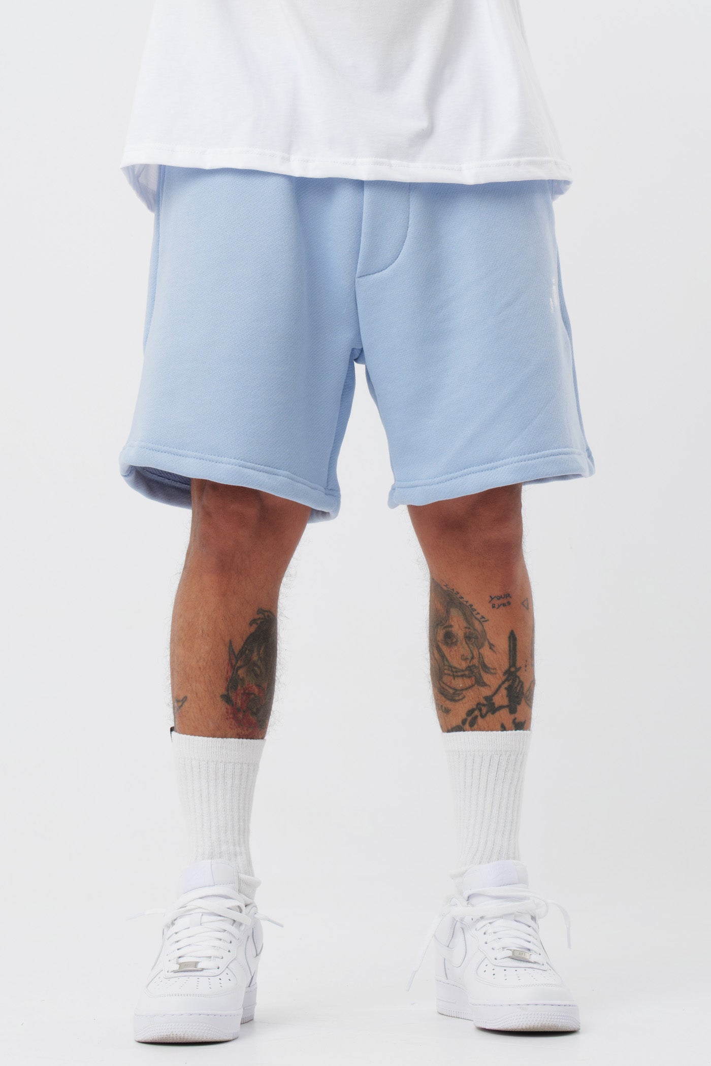 Short Drip Azul Claro