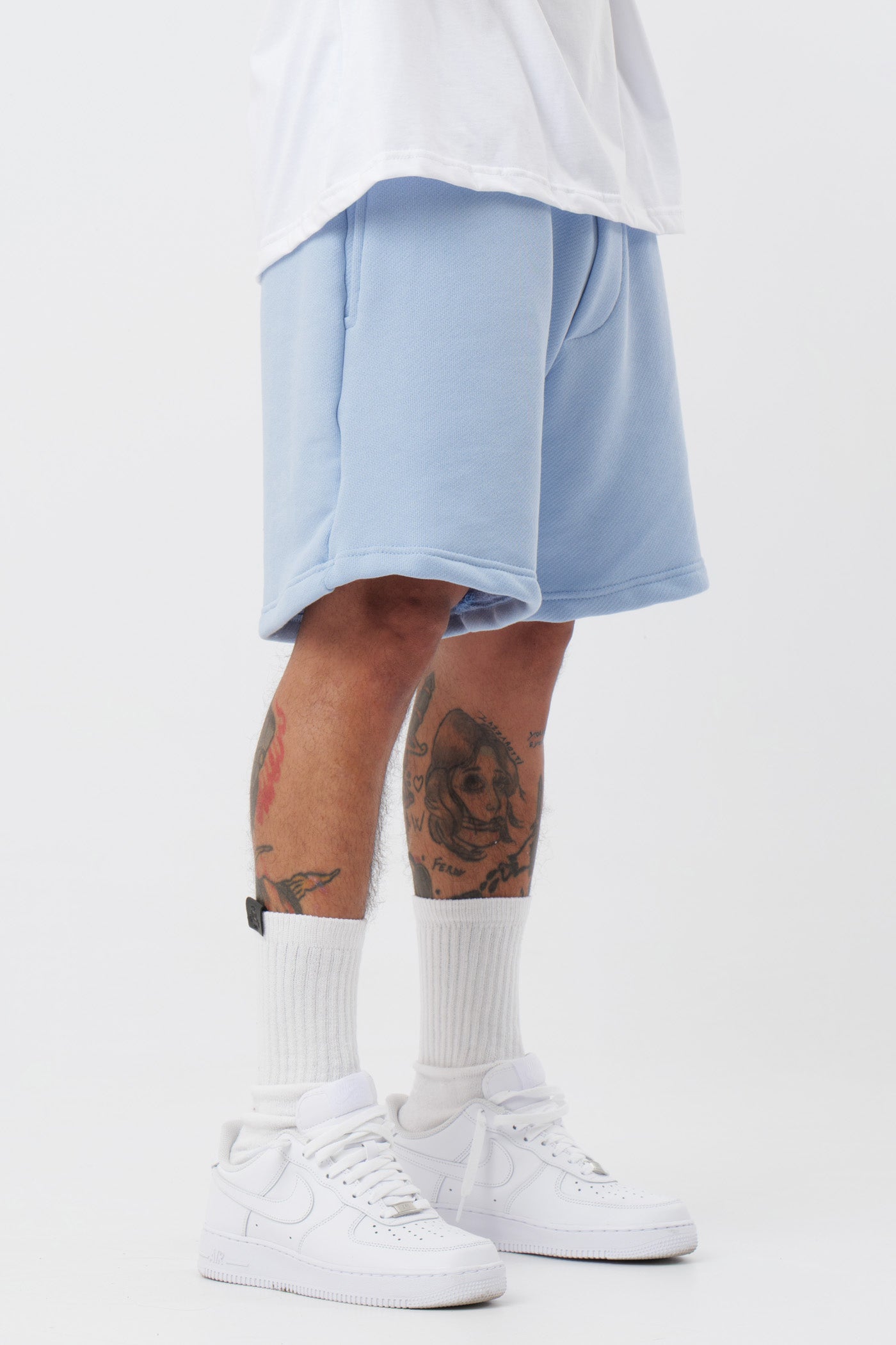 Short Drip Azul Claro