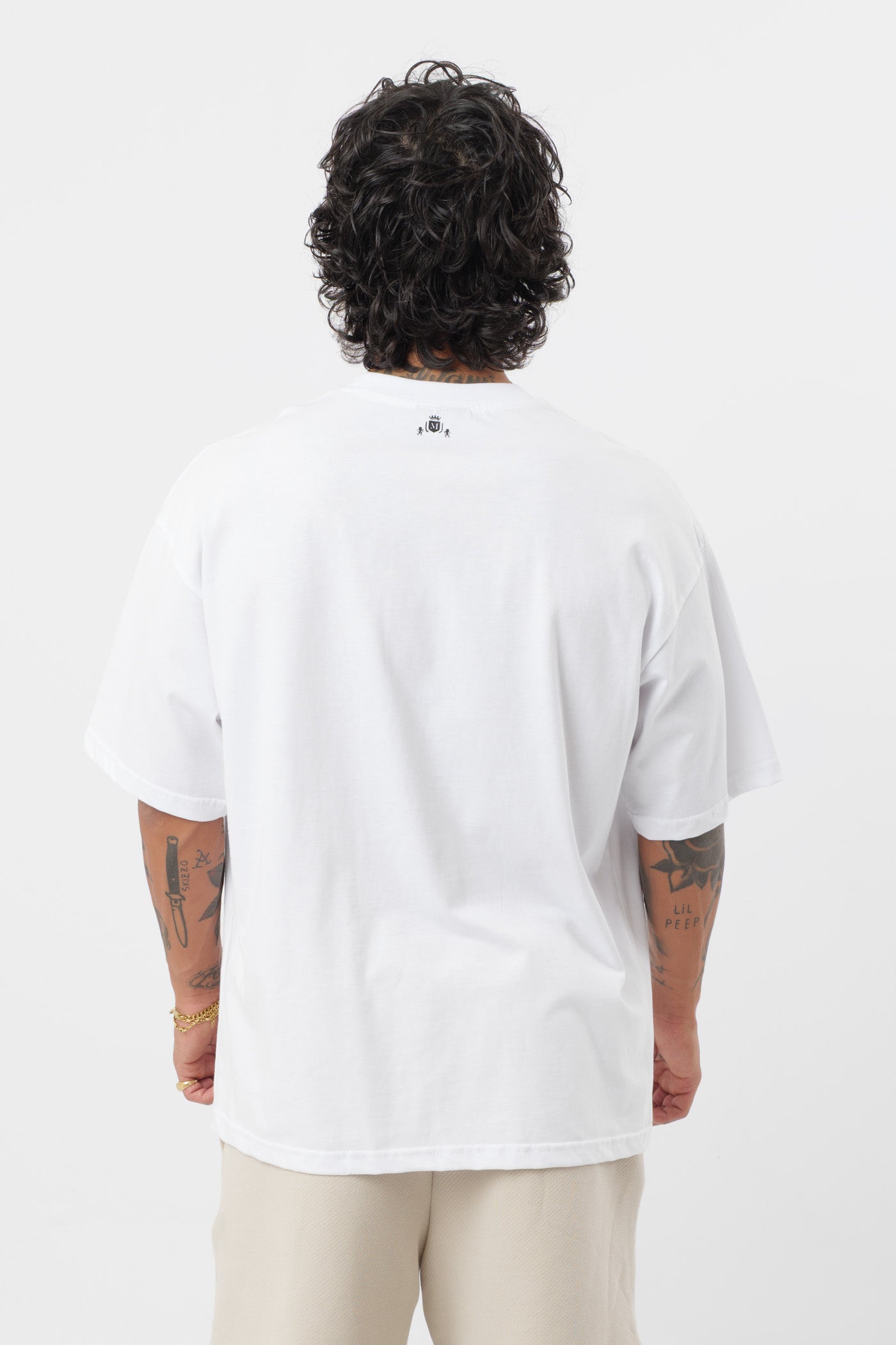 Camiseta Logo Derretido Blanca
