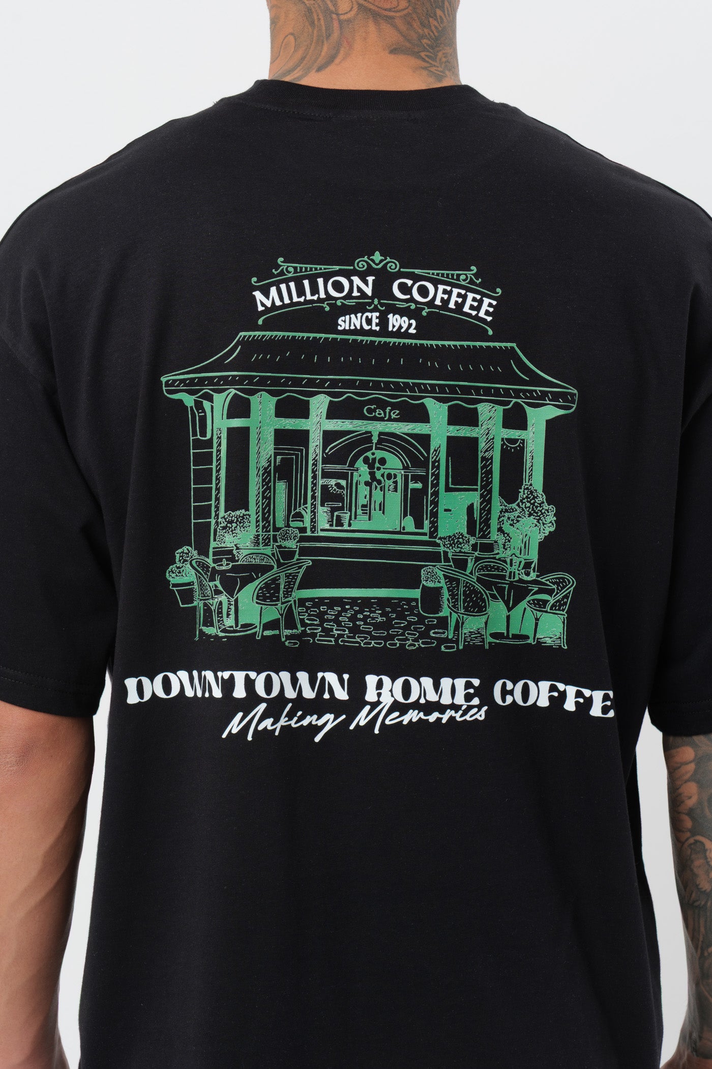 Camiseta CoffeeRome Negra