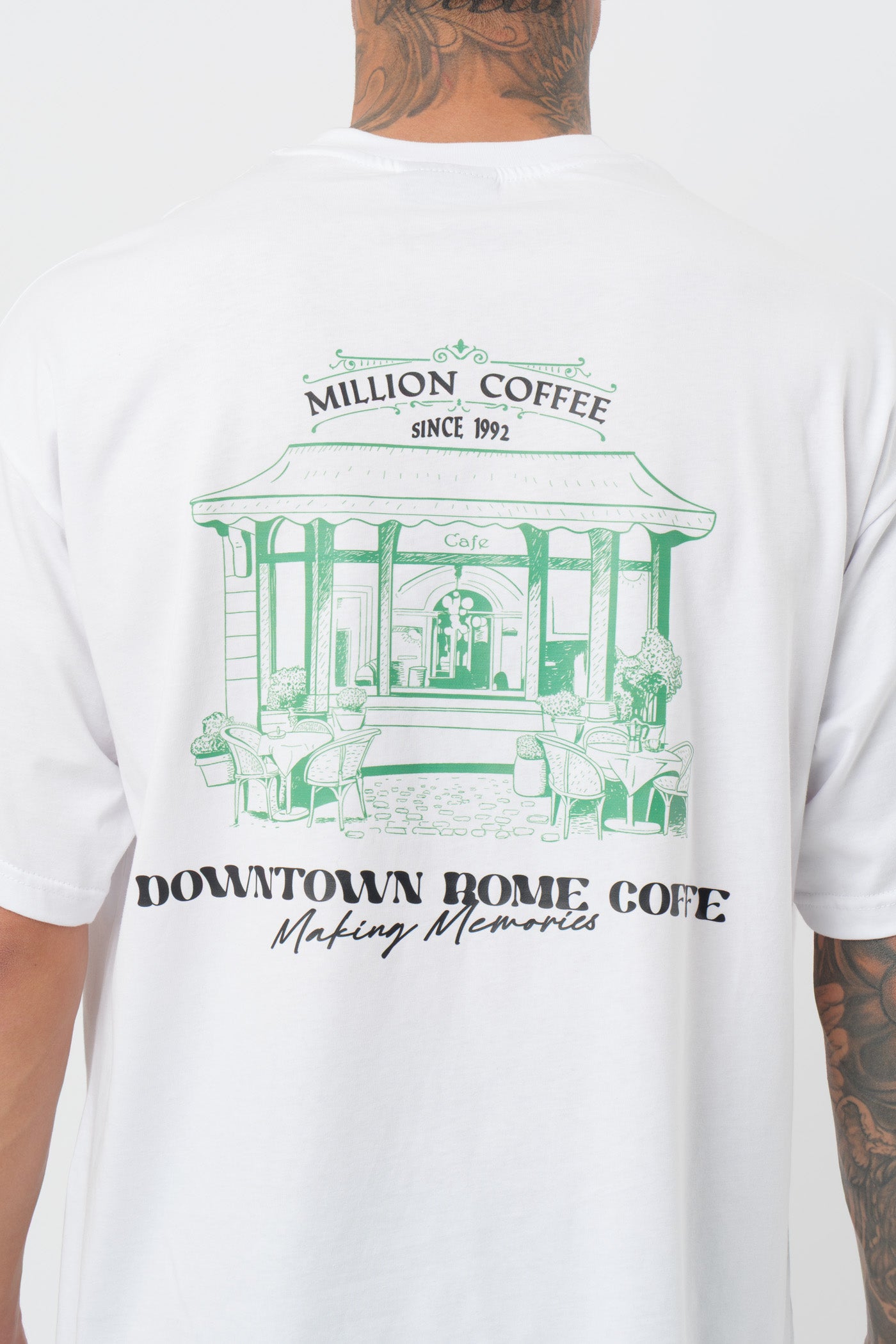 Camiseta CoffeeRome Blanca