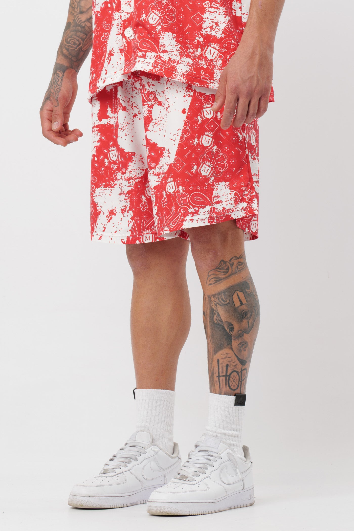 Coordinado Paisley Rojo