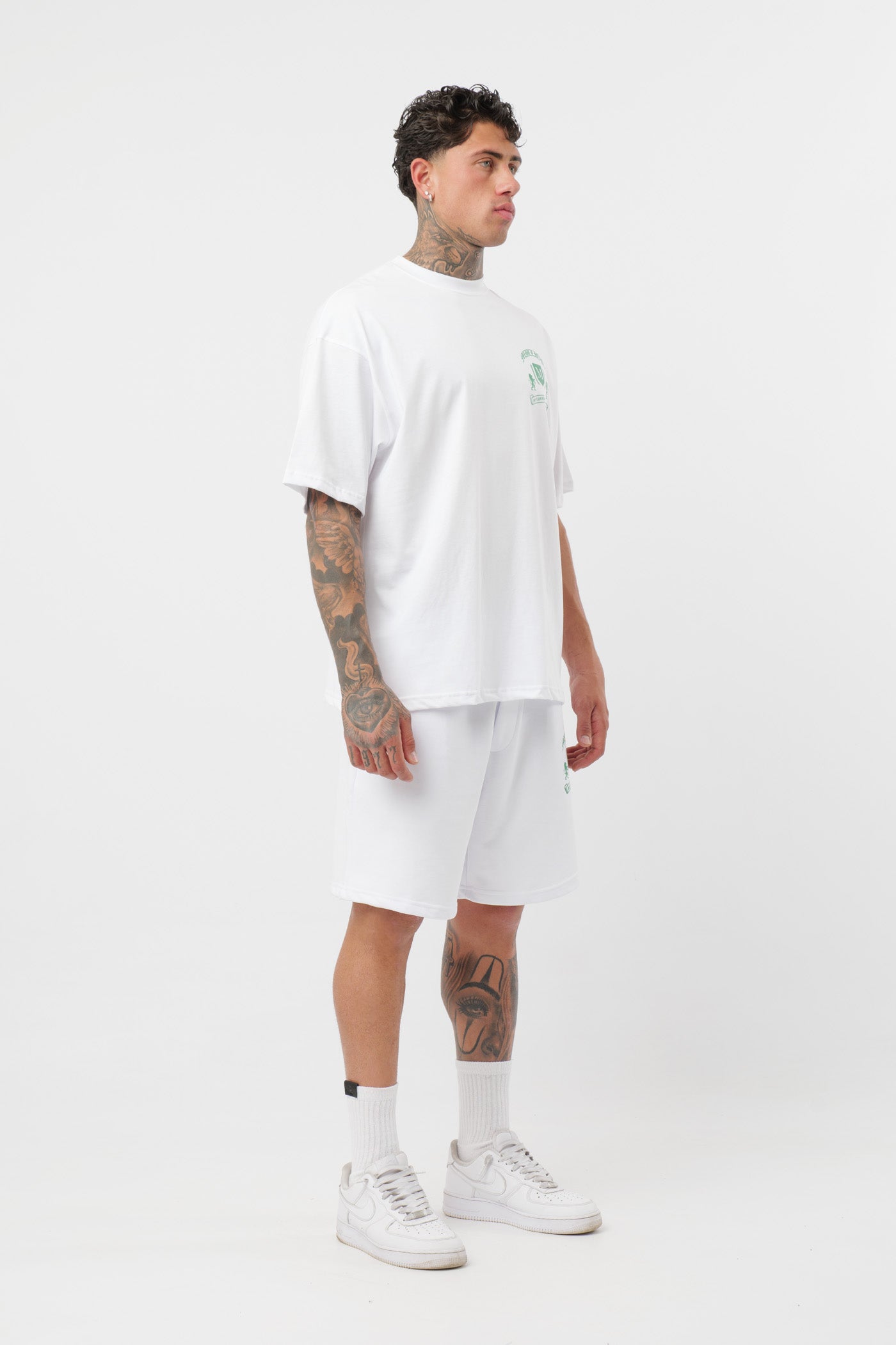 Short Monarch Blanco Verde
