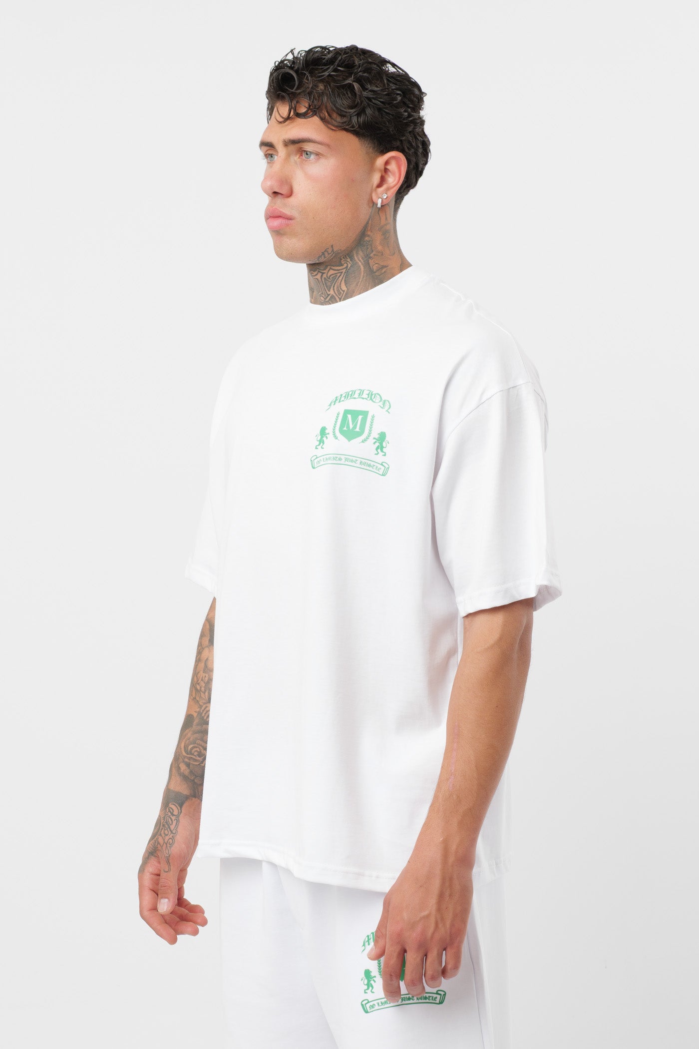 Camiseta Monarch Blanca Verde