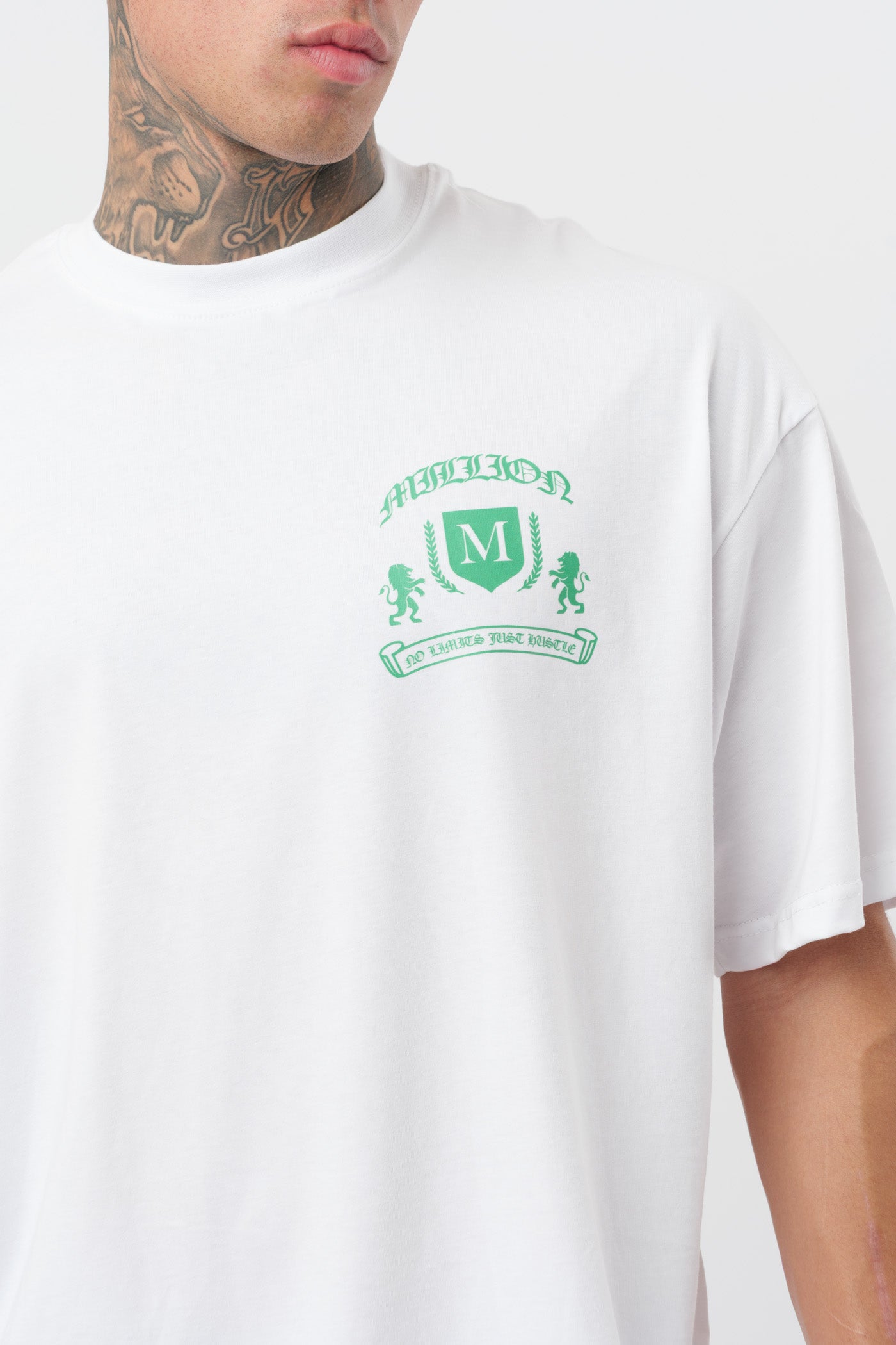 Camiseta Monarch Blanca Verde