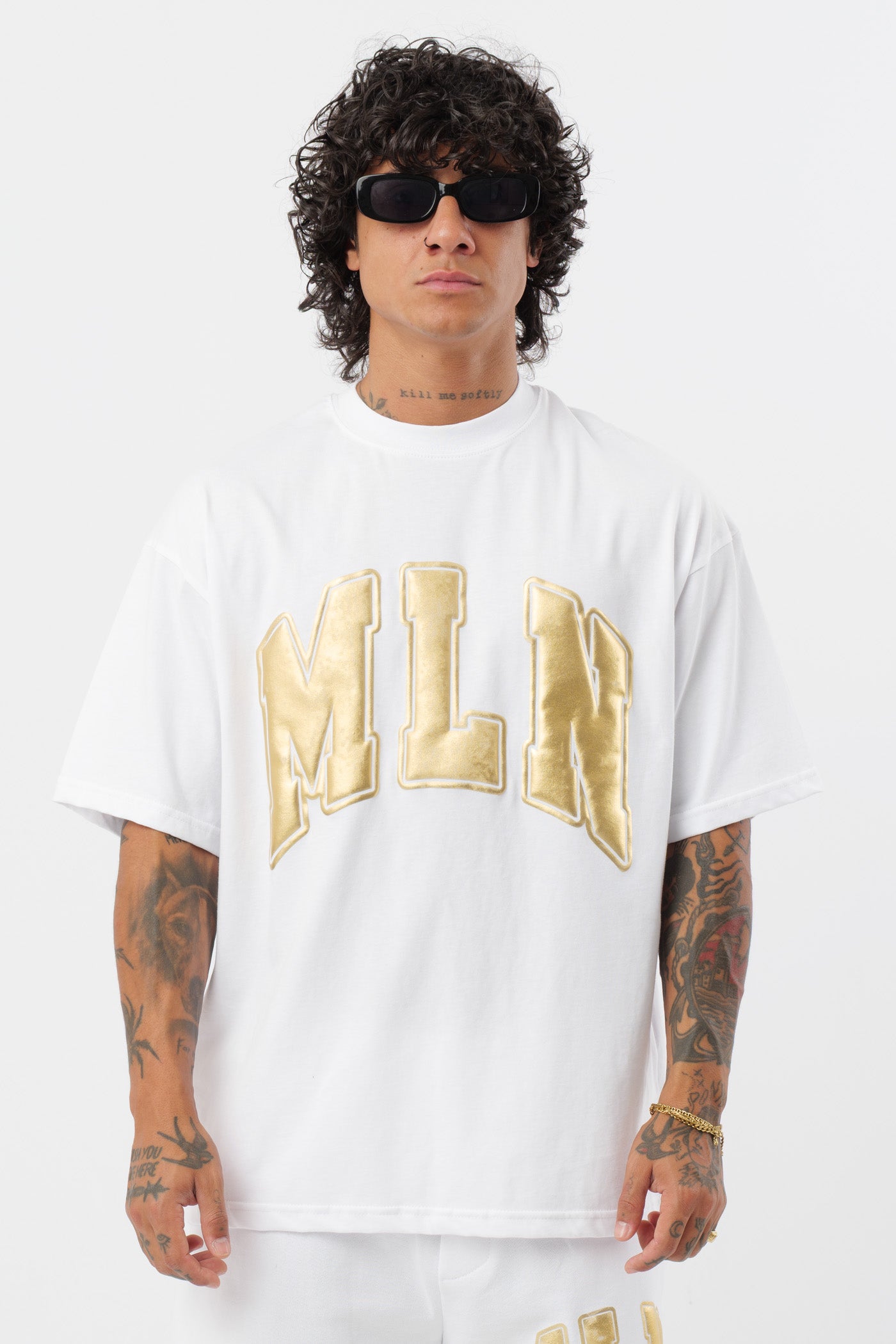 Camiseta MLN Gold White