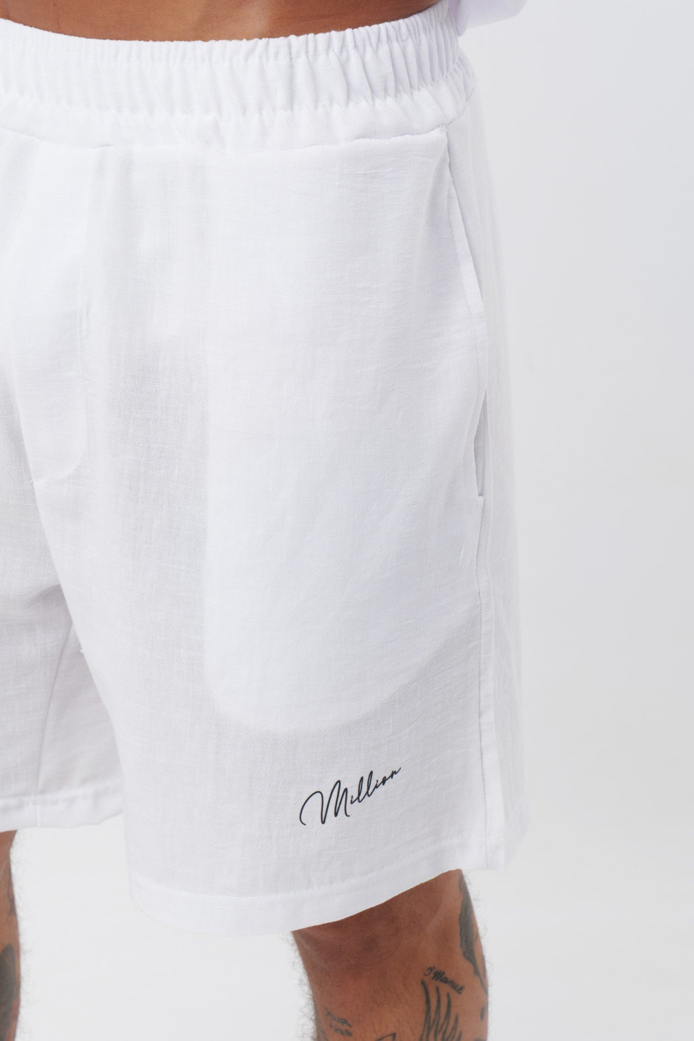 Conjunto de lino blanco