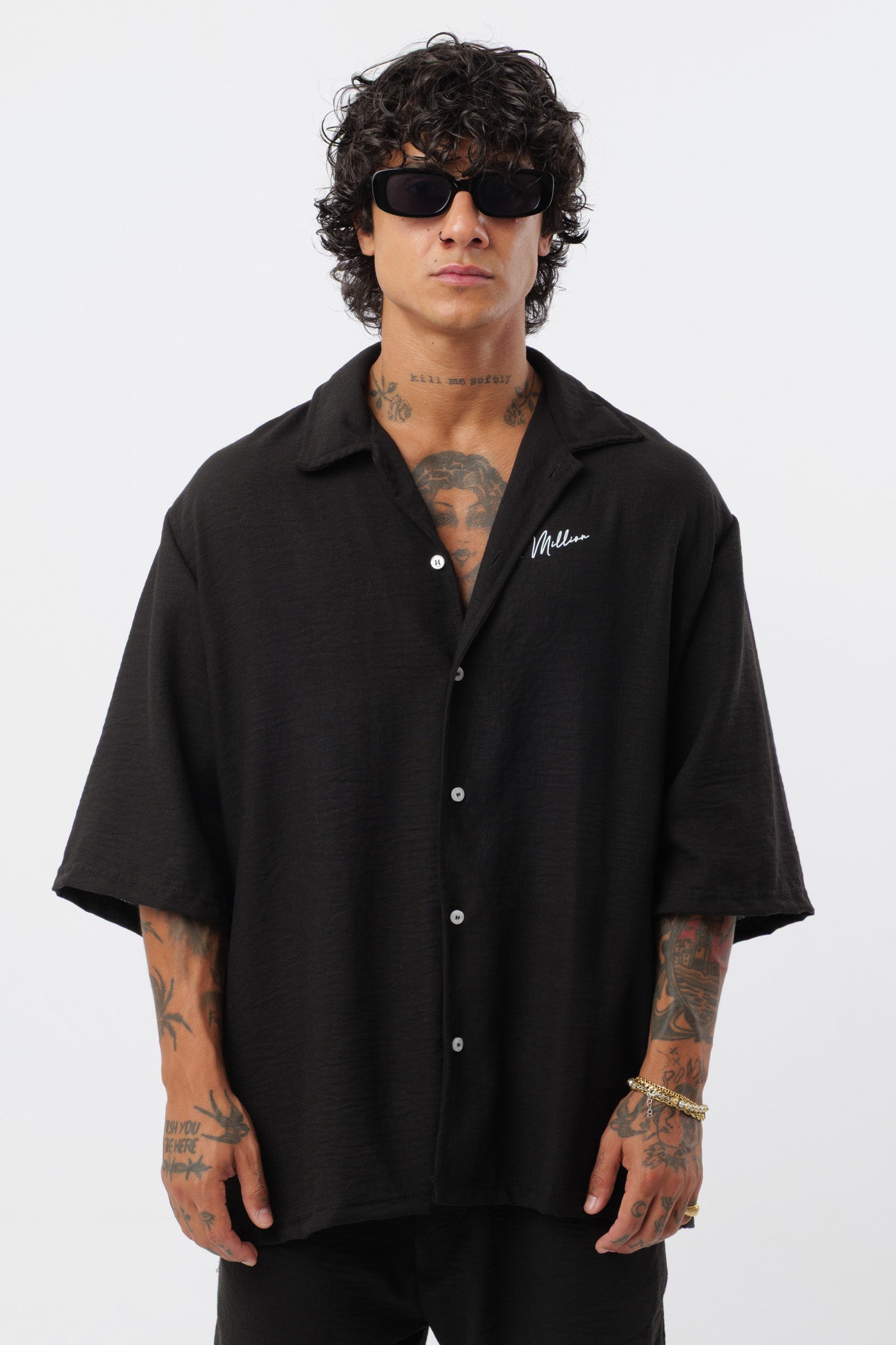 Conjunto de lino negro