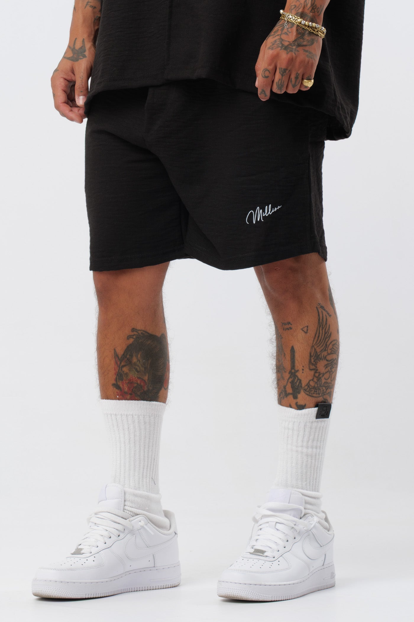 Conjunto de lino negro