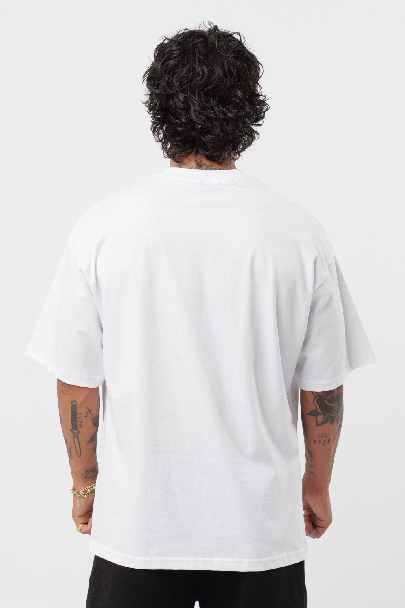Camiseta blanca holográfica