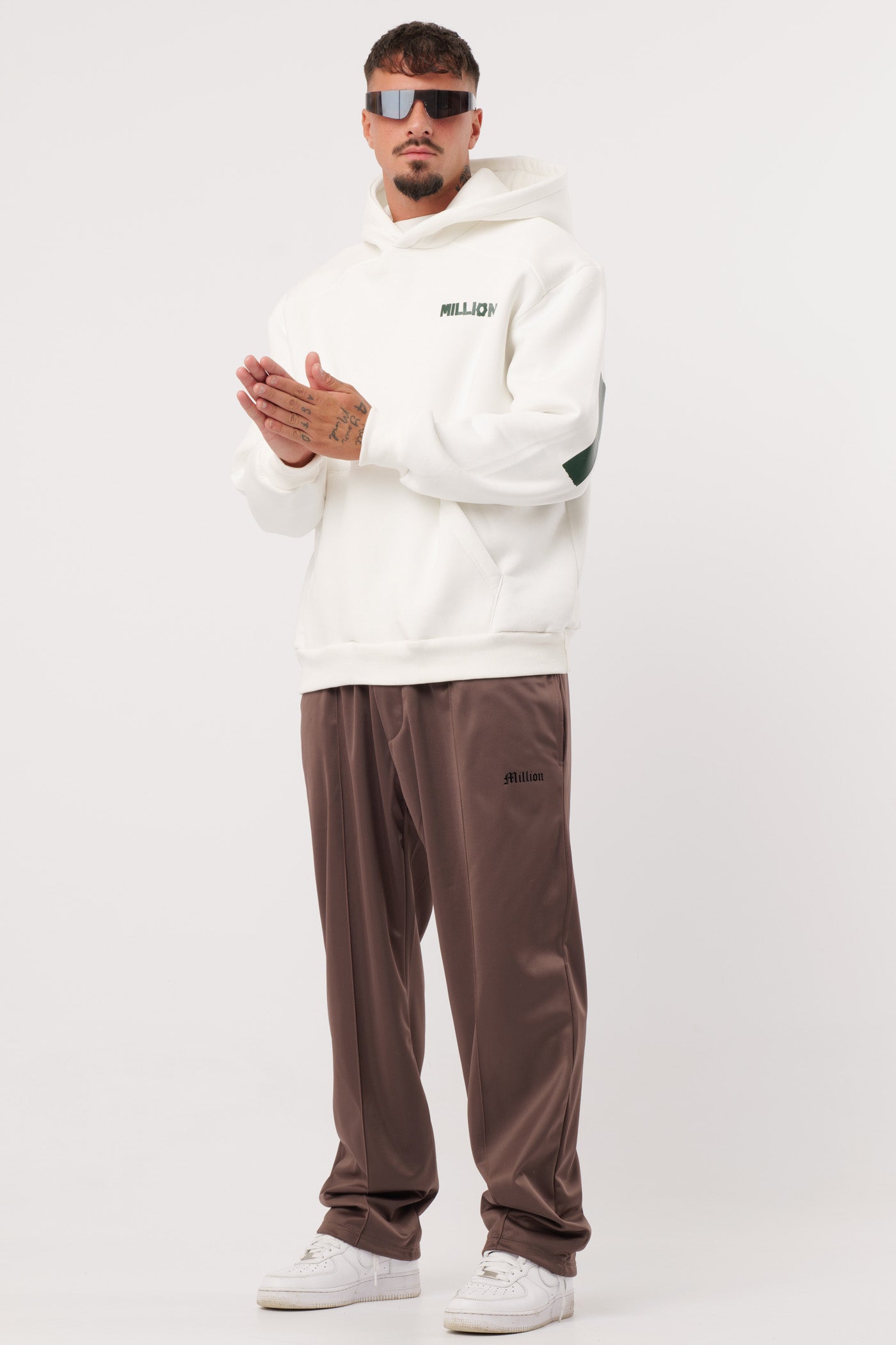 Sudadera Green Lonely Blanca