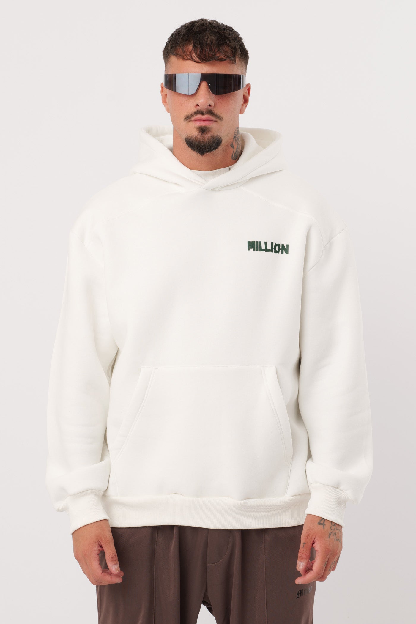 Sudadera Green Lonely Blanca