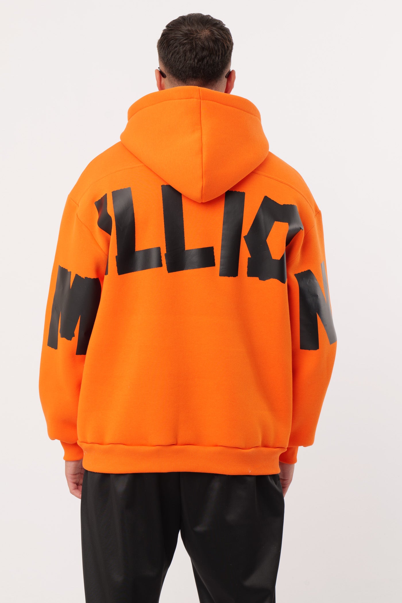 Sudadera con Capucha Lonely Naranja