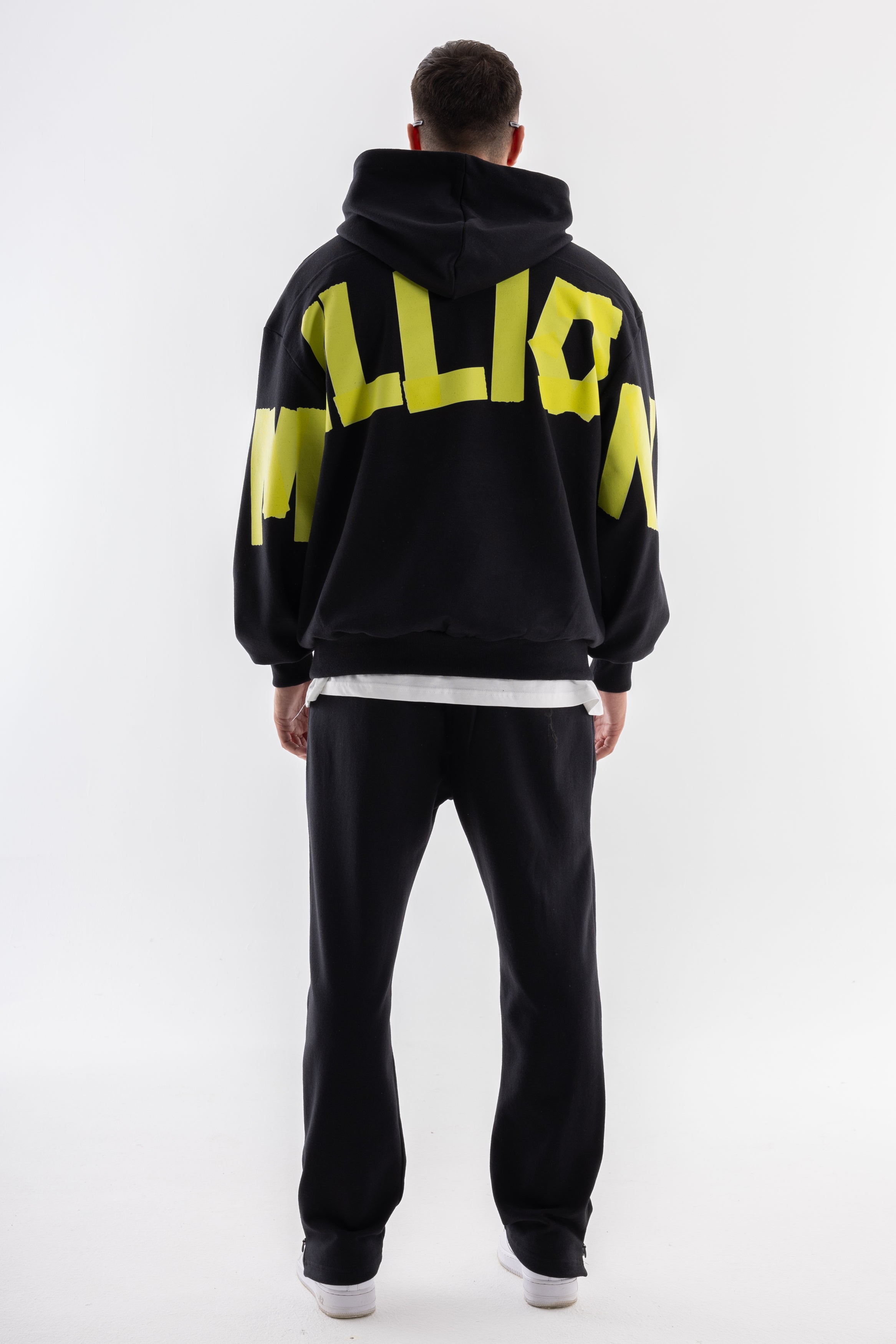 Sudadera Yellow Lonely Negra