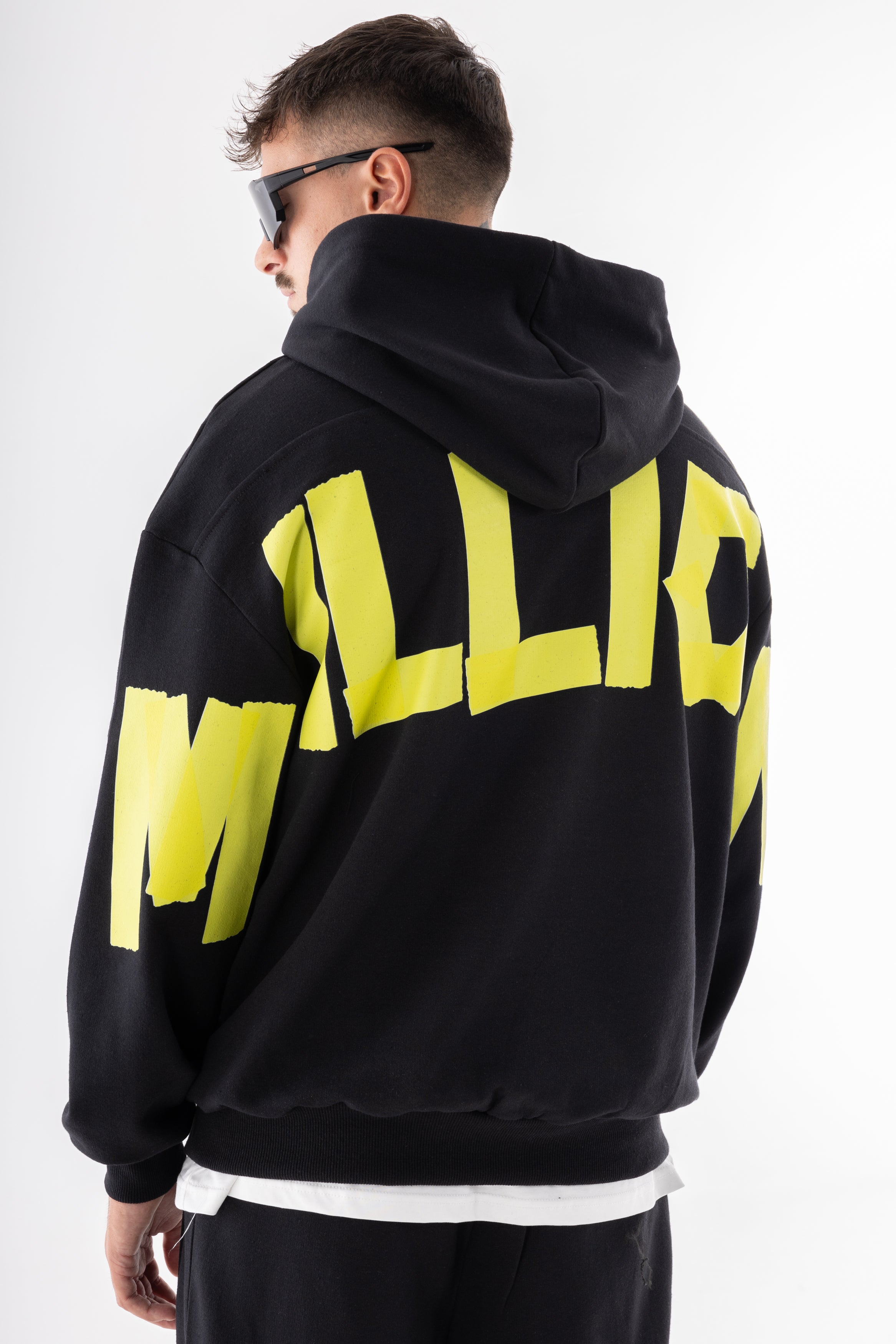 Sudadera Yellow Lonely Negra