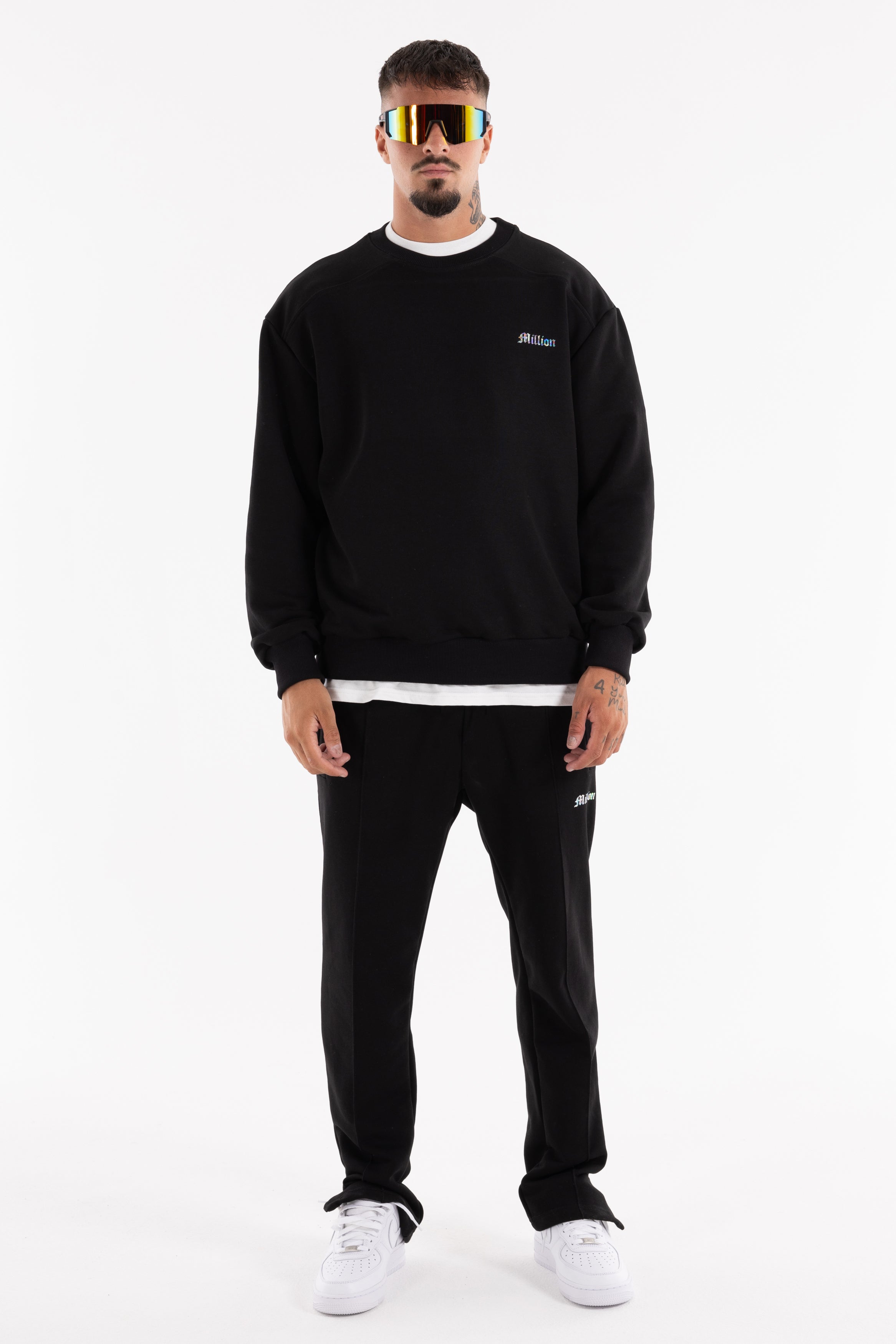 Sudadera Crystal President Negra