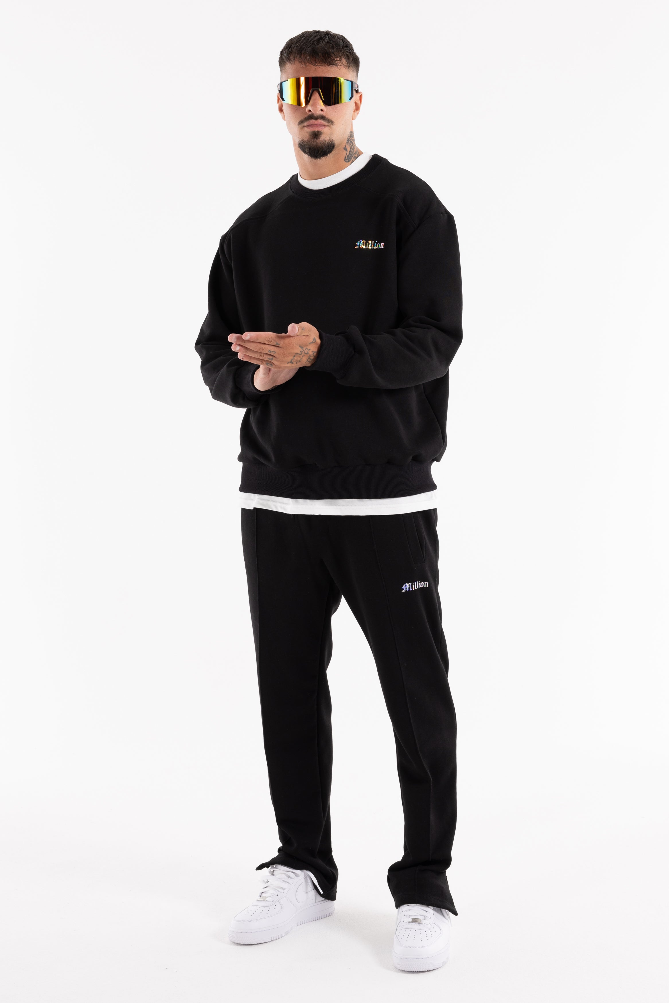 Sudadera Crystal President Negra