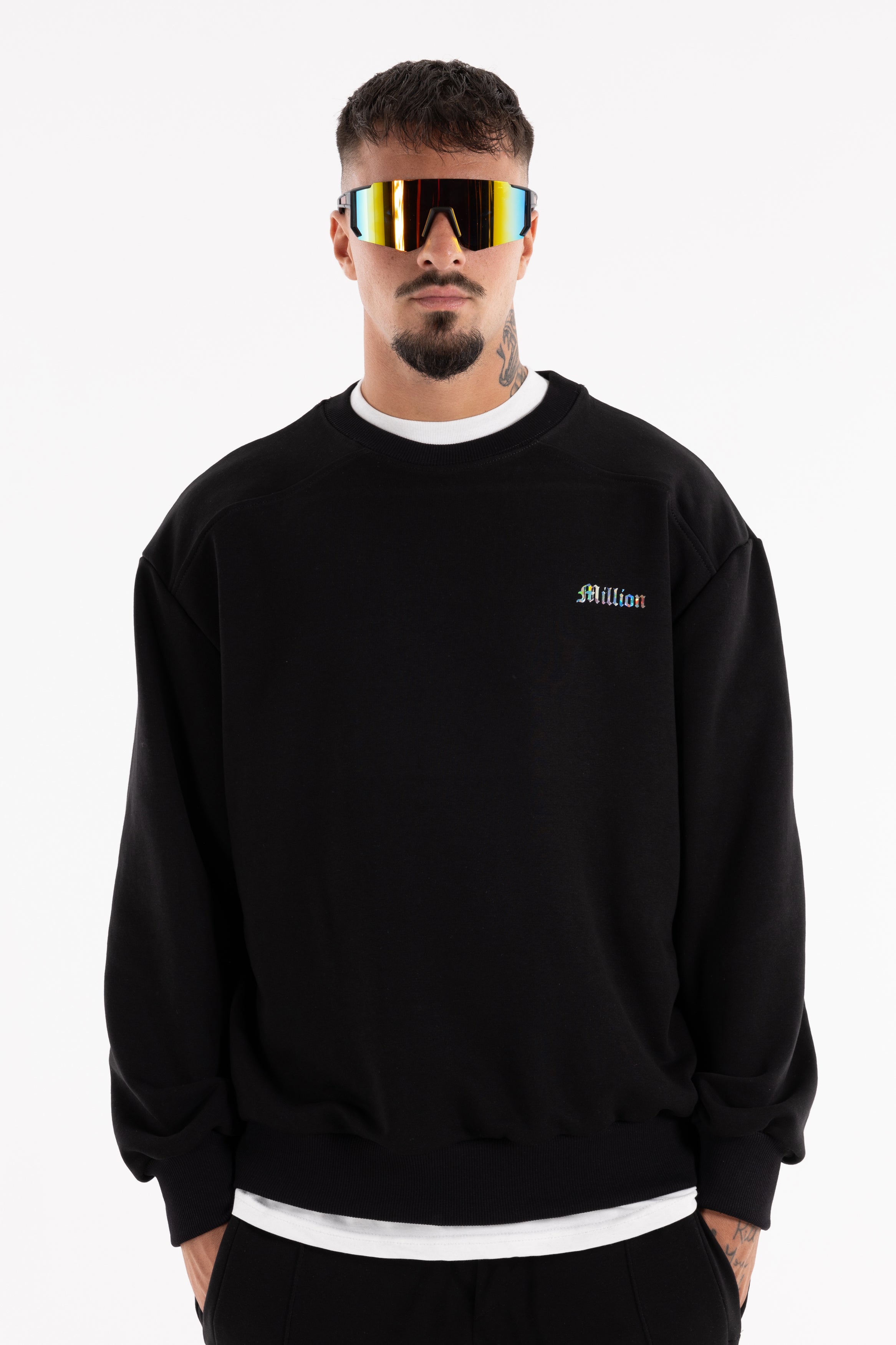 Sudadera Crystal President Negra