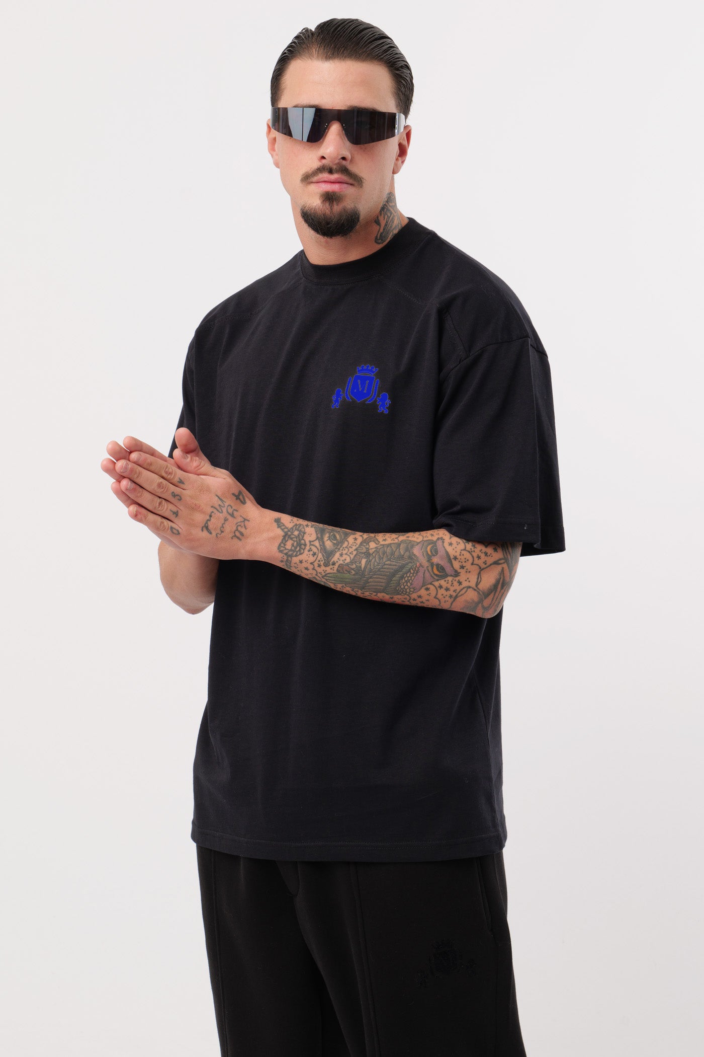 Camiseta Logo Negra Royal