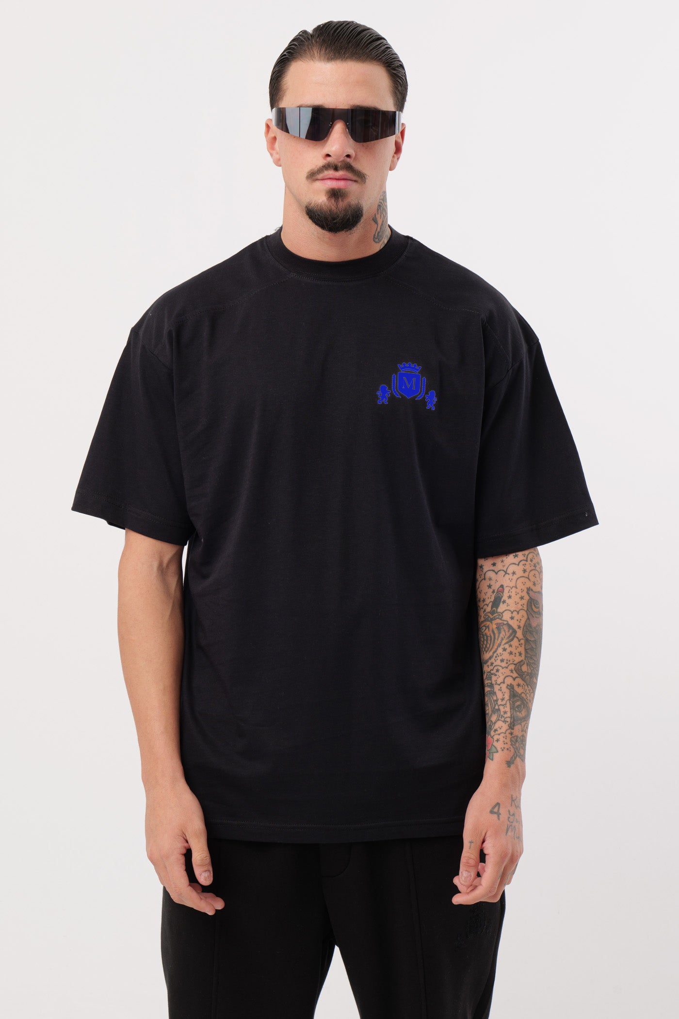 Camiseta Logo Negra Royal