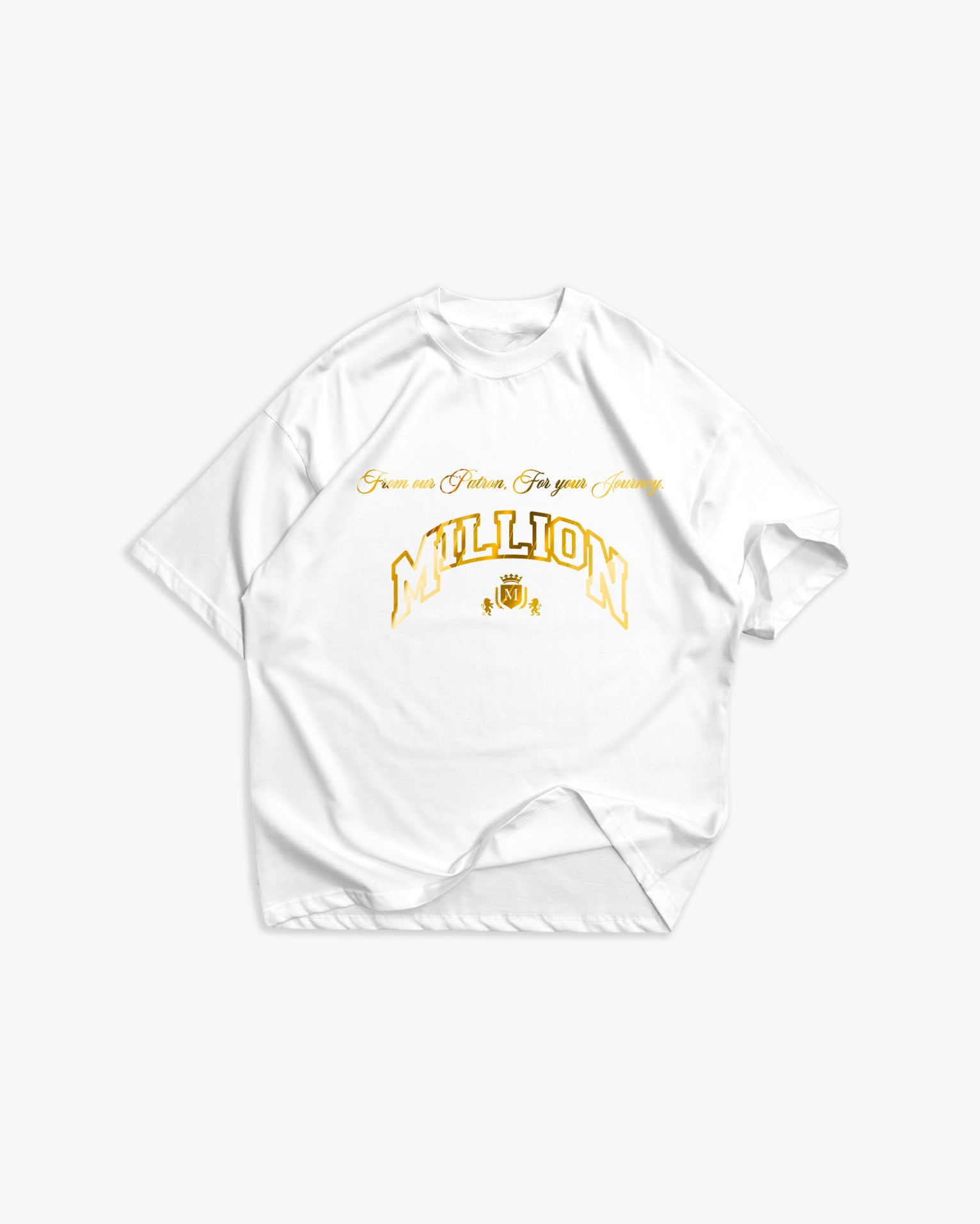 Camiseta blanca Gold Patron
