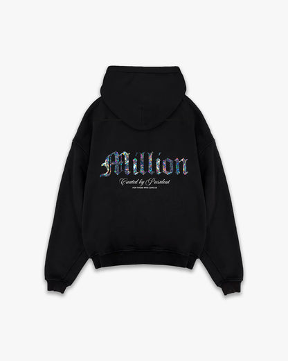 Sudadera Crystal President Negra