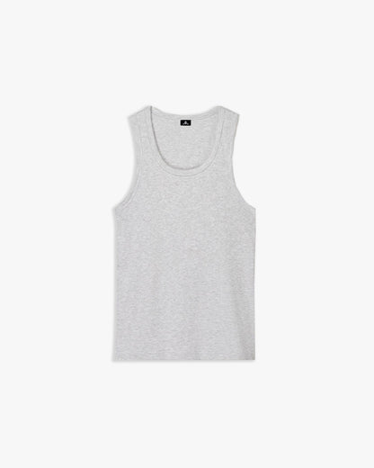 Camiseta de canalé Gris