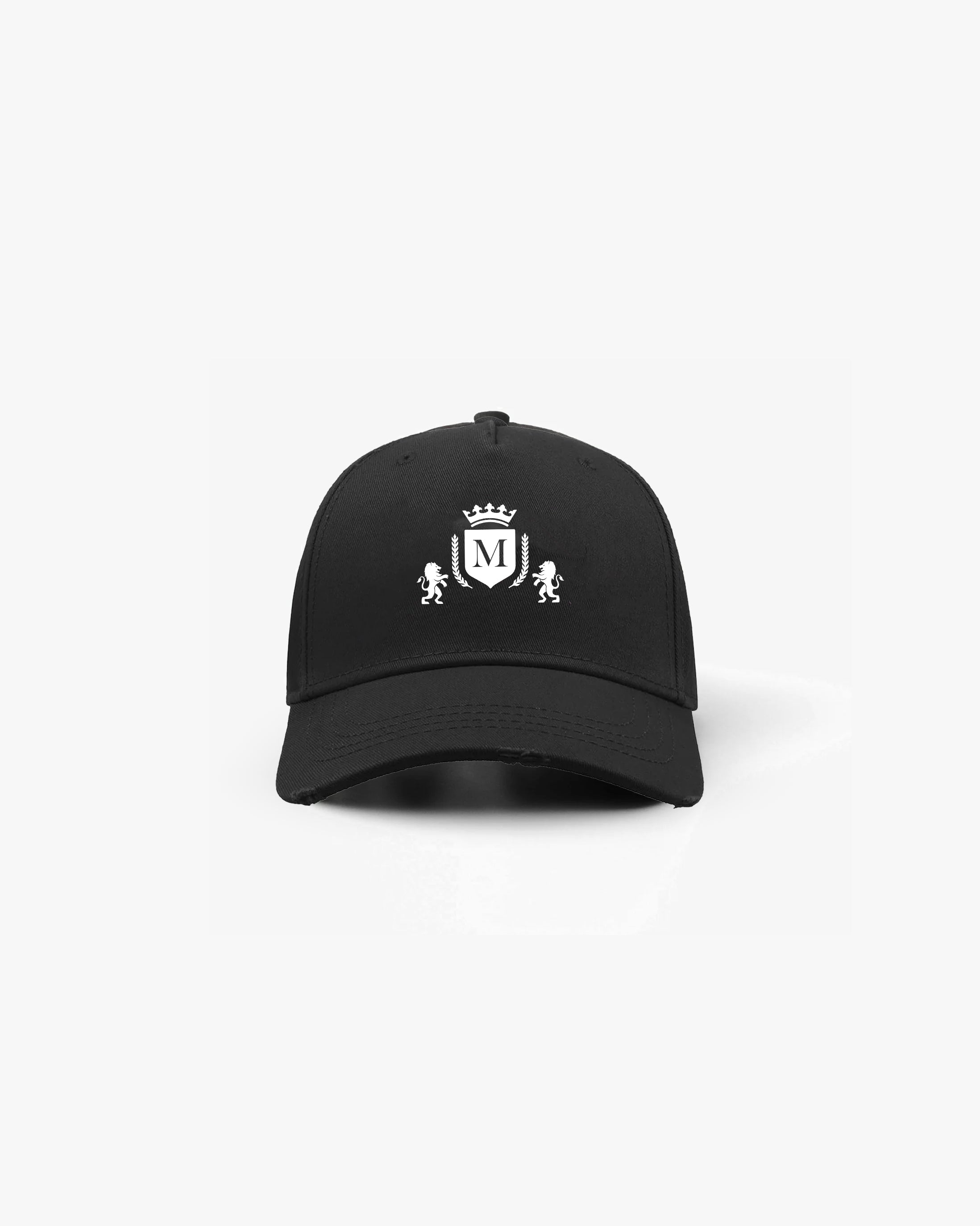 Gorra Negra con Logo Blanco
