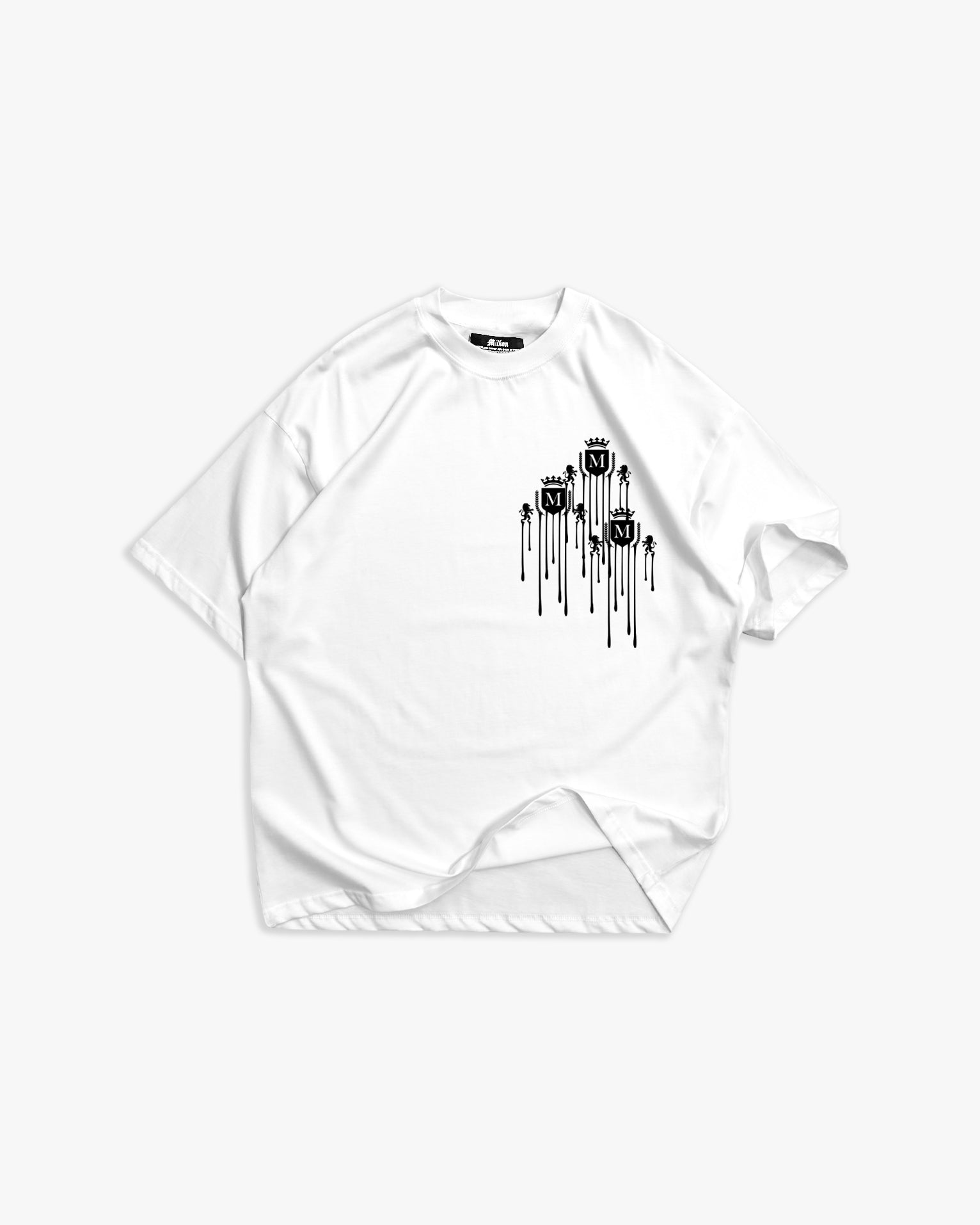 Camiseta Logo Derretido Blanca