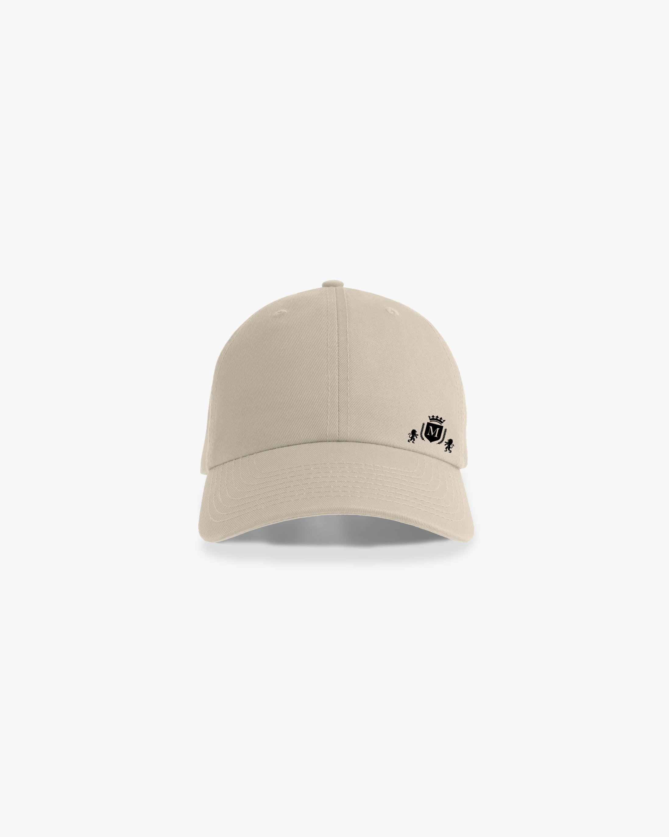 Gorra Beige con Mini-Logo Negro