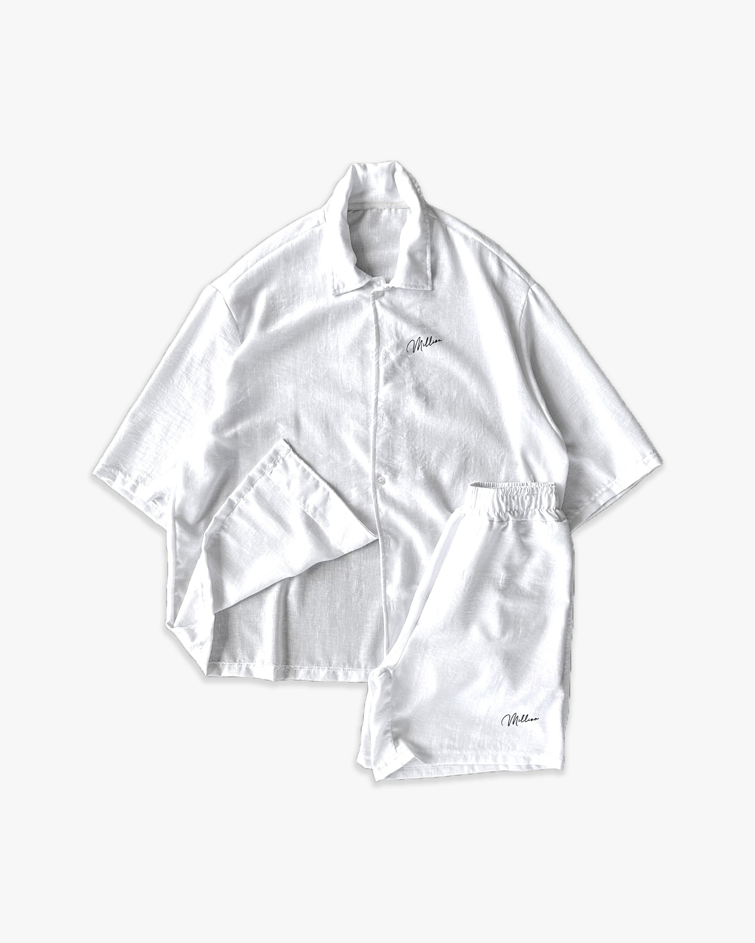 Conjunto de lino blanco
