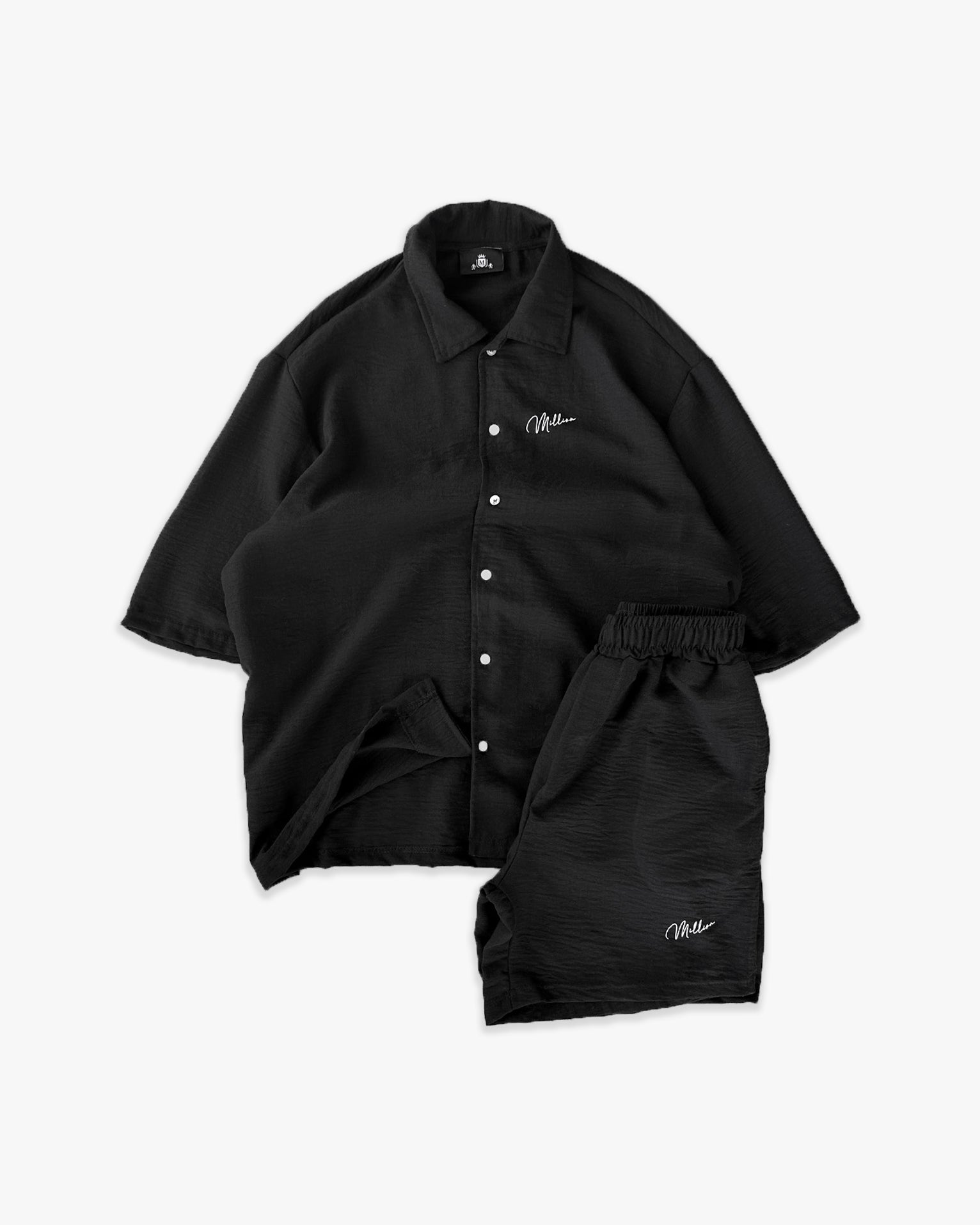 Conjunto de lino negro