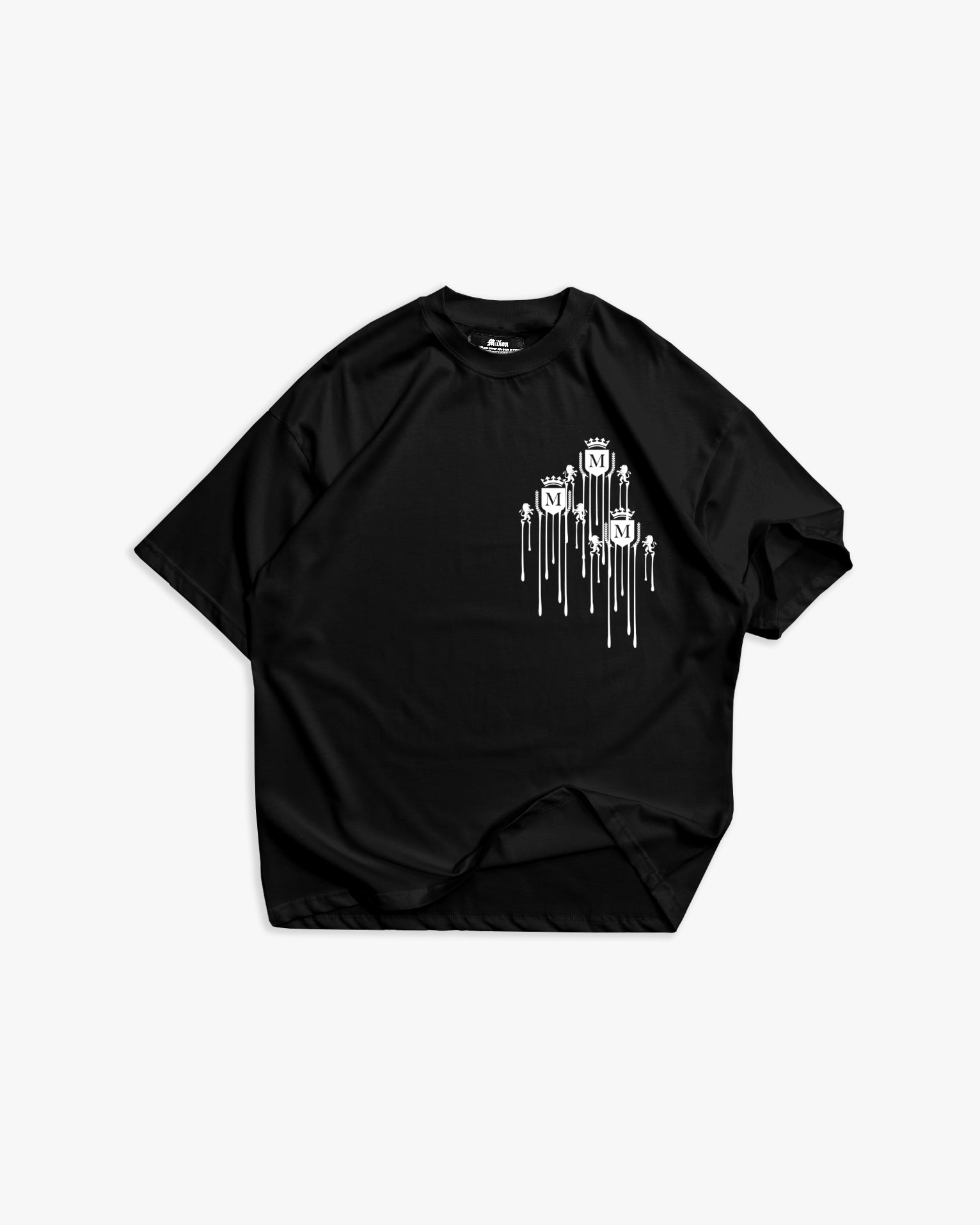 Camiseta Logo Colado Negra