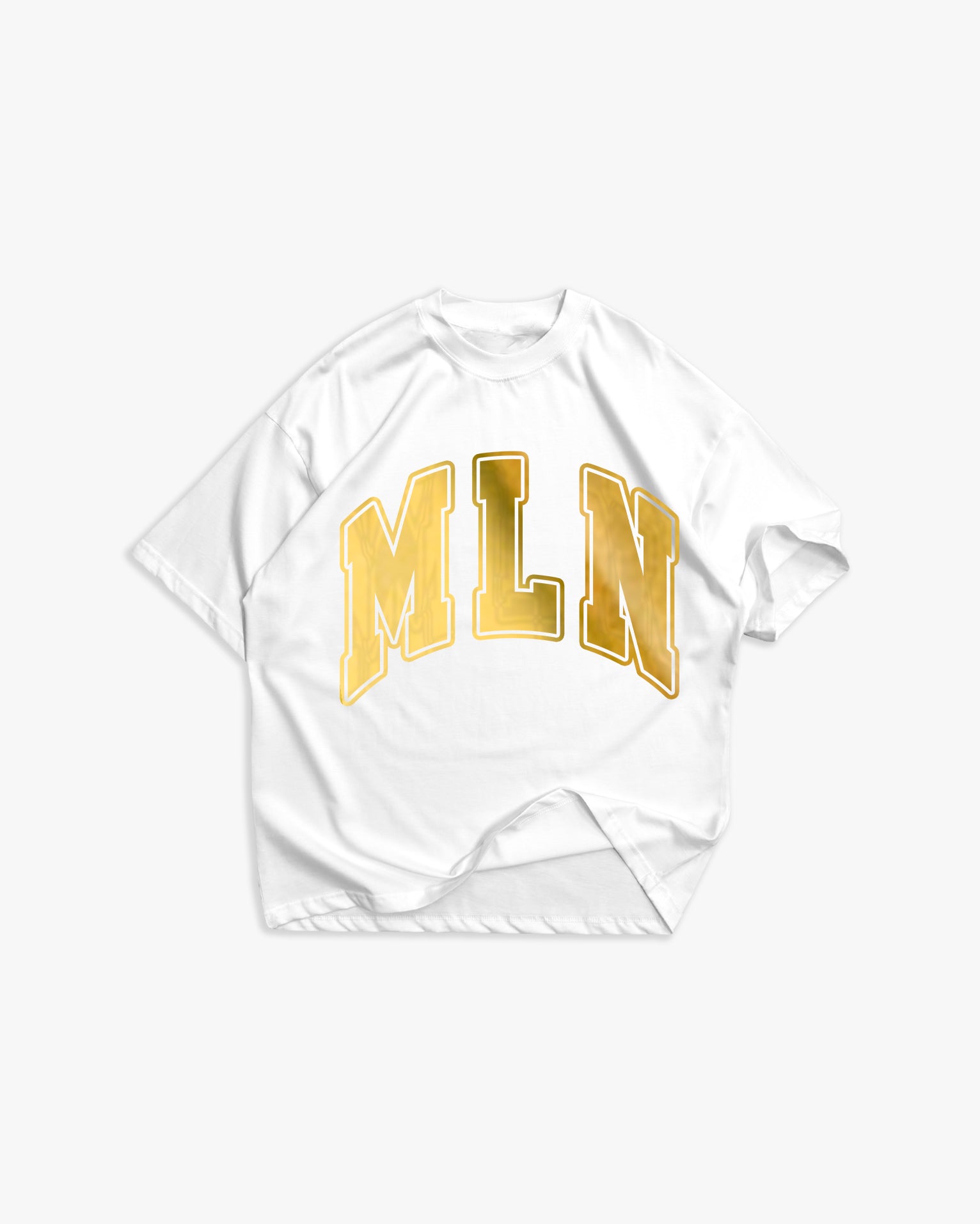 Camiseta MLN Gold White