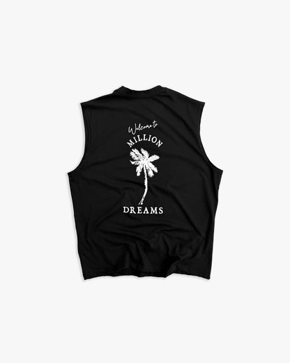 Camiseta de tirantes Dreams Negra