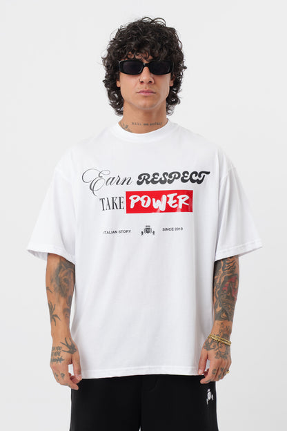Camiseta Respect Blanca