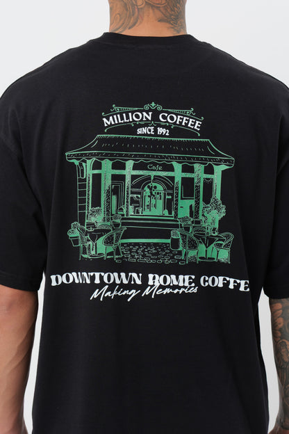 Camiseta CoffeeRome Negra