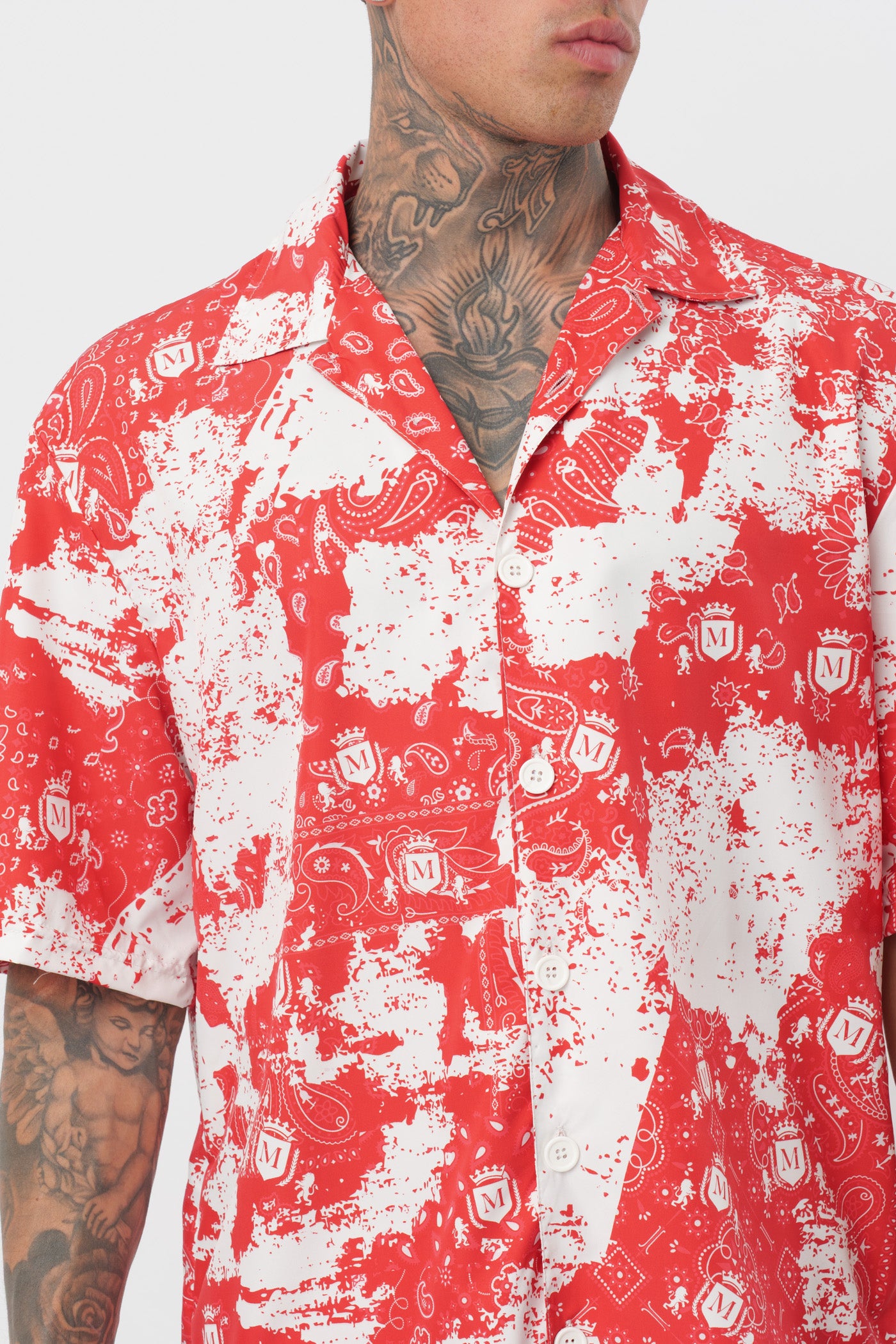 Coordinado Paisley Rojo