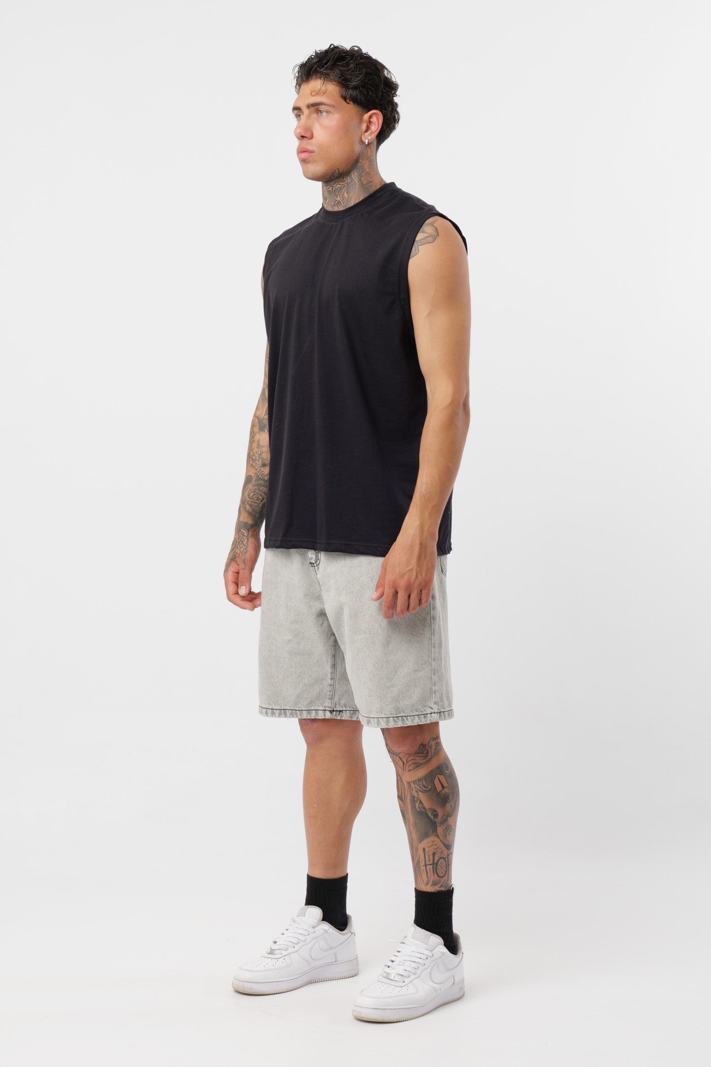 Camiseta de Jersey Negra