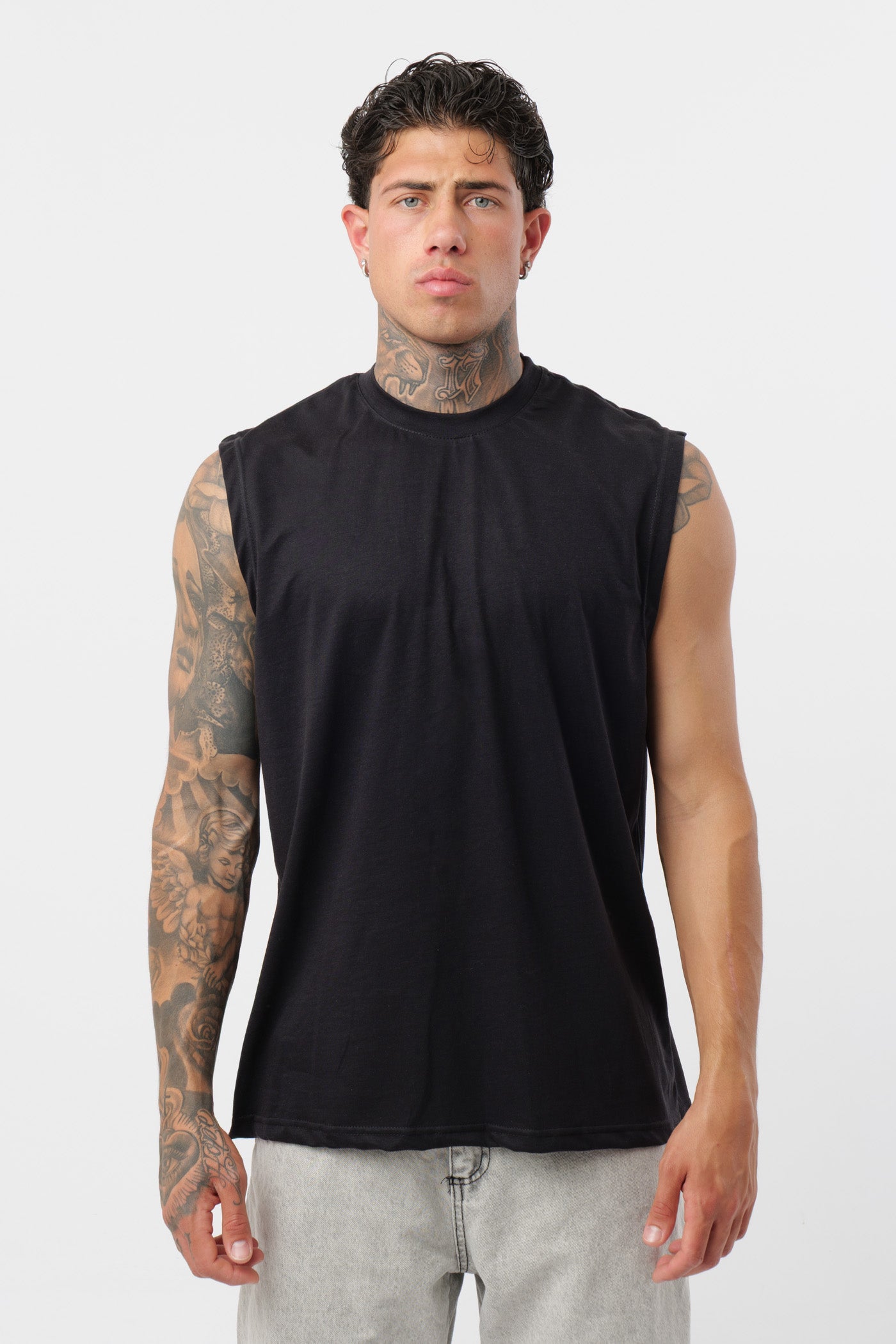 Camiseta de Jersey Negra