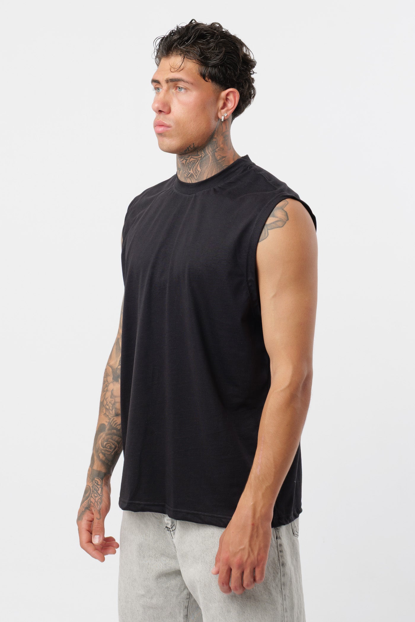 Camiseta de Jersey Negra