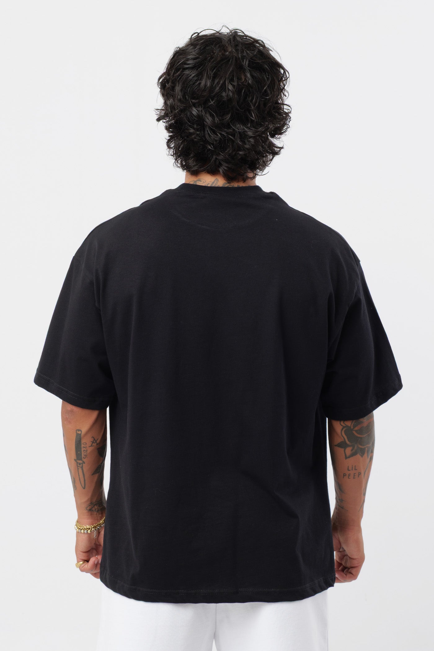 Camiseta negra Gold Patron