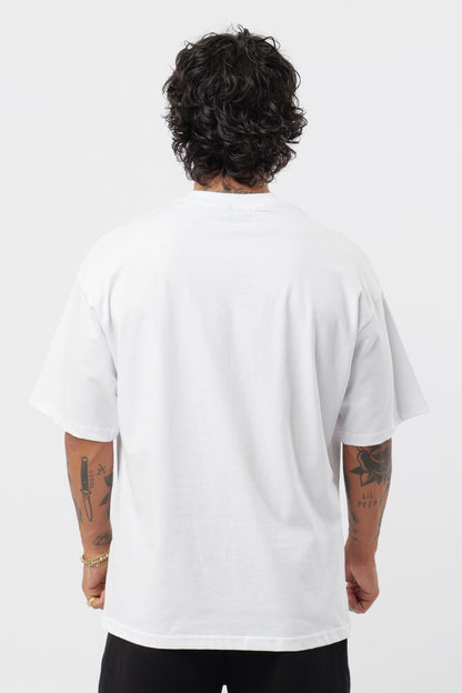 Camiseta blanca holográfica
