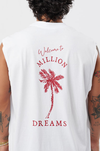 Camiseta de tirantes Dreams Blanca