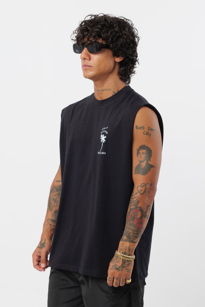 Camiseta de tirantes Dreams Negra