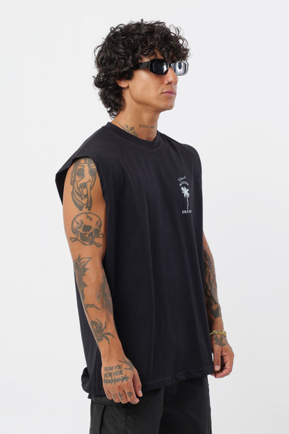 Camiseta de tirantes Dreams Negra